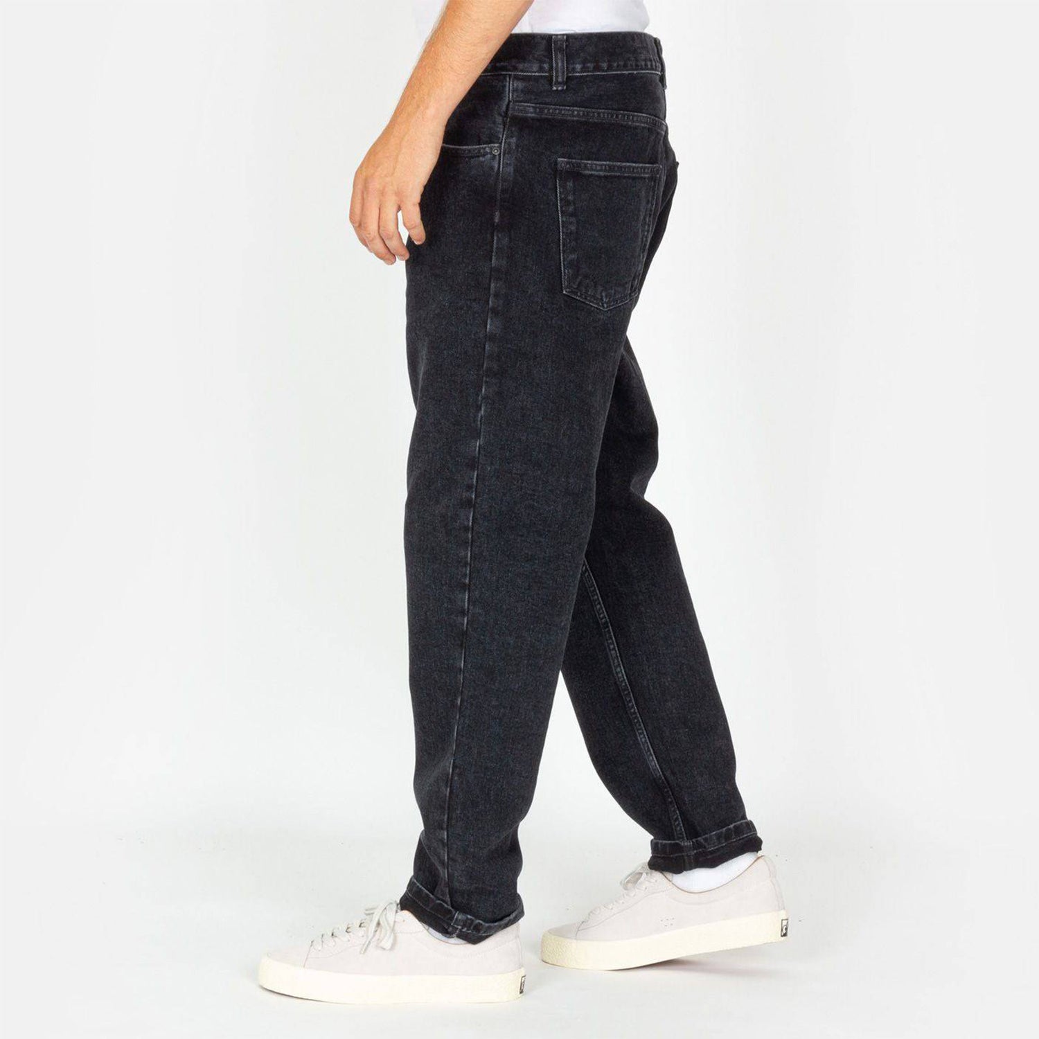 Carhartt WIP Newel Pant - Black stone washed Schwarz Bild 2