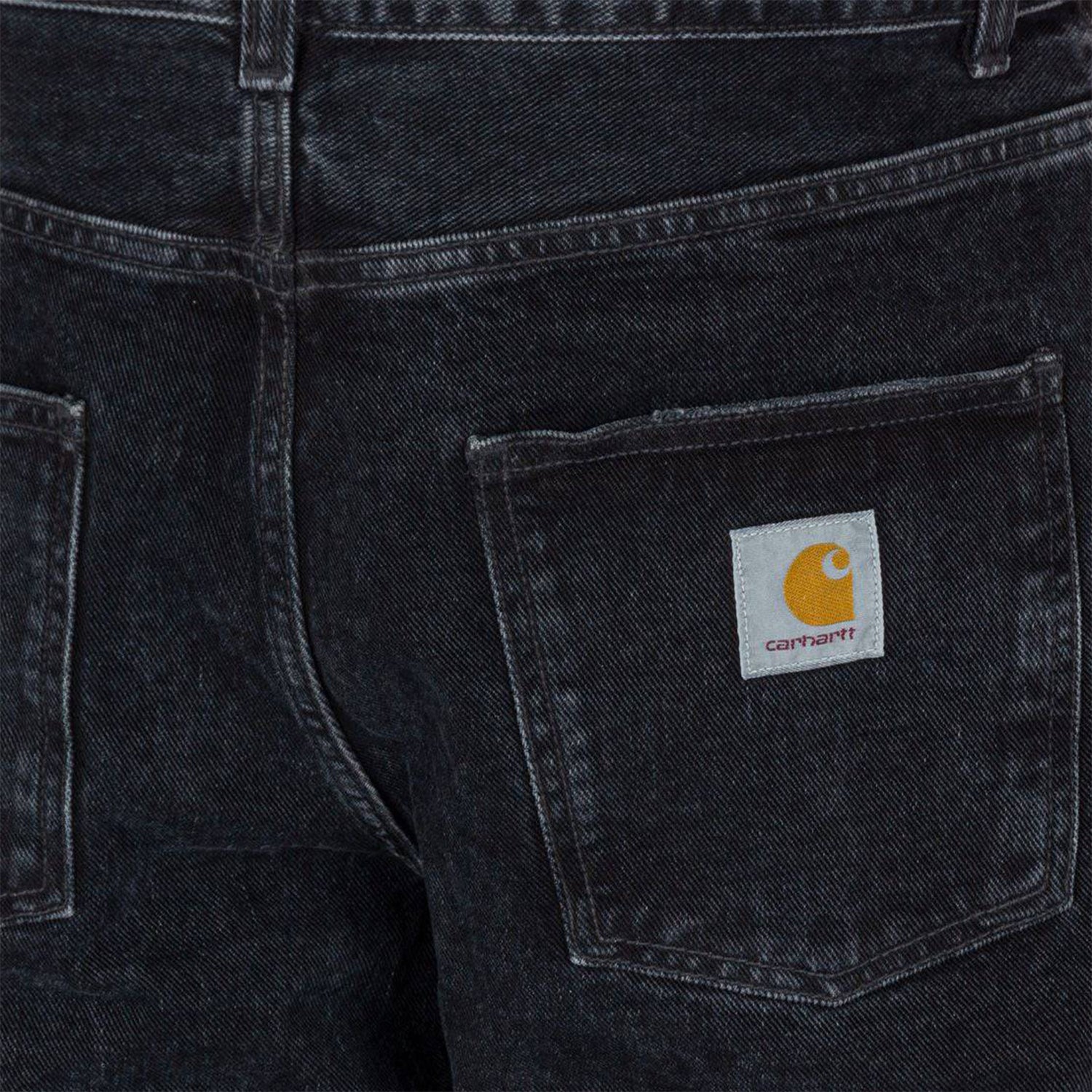 Carhartt WIP Newel Pant - Black stone washed Schwarz Bild 4