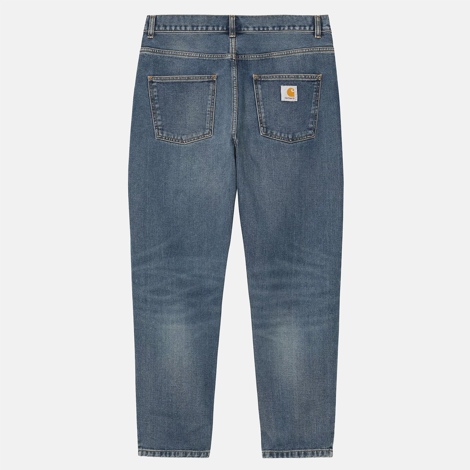 Carhartt WIP Newel Pant - Blue Dark Used Wash Blau Bild 1
