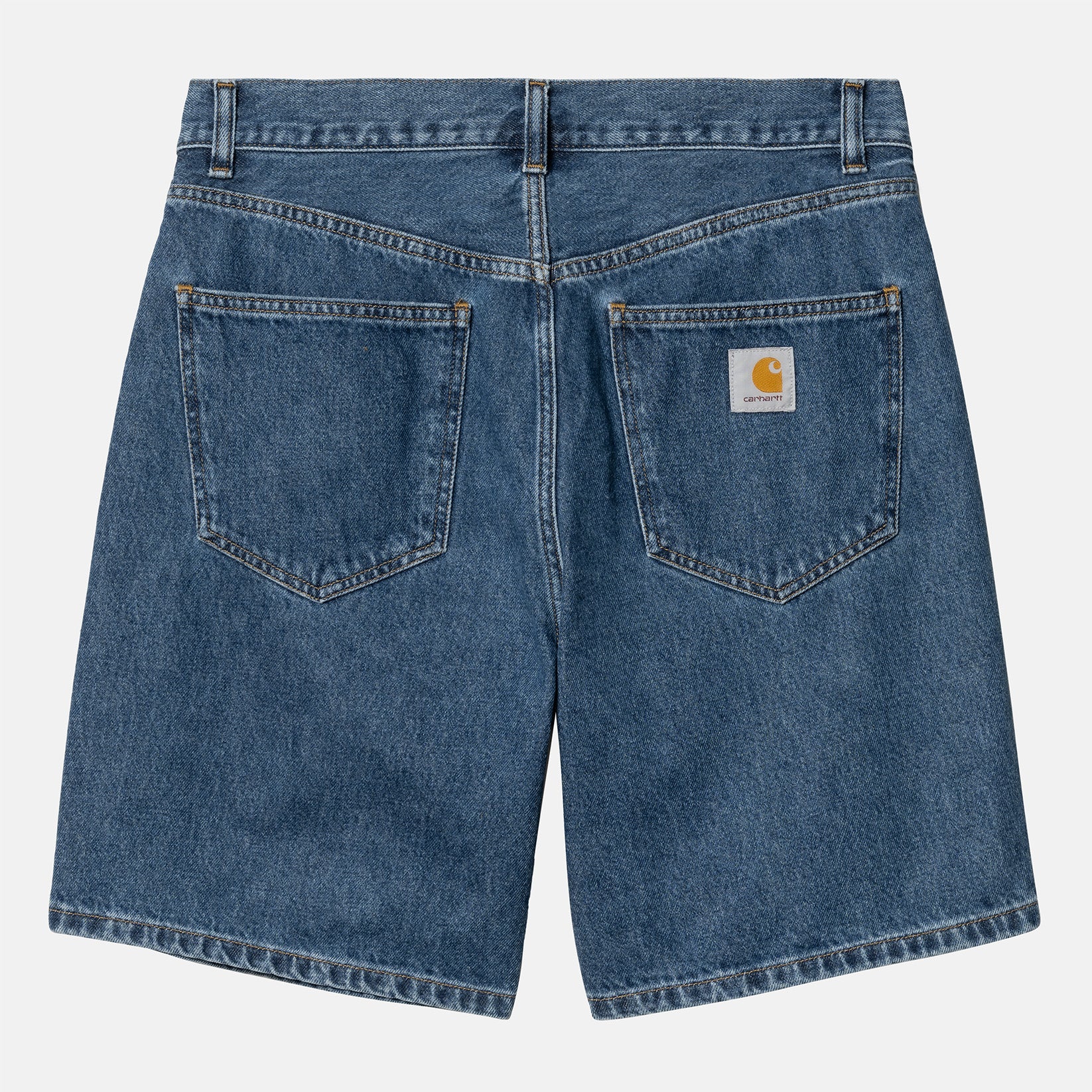Carhartt WIP Nolan Denim Short - Blue Heavy Stone Wash Blue Heavy Stone Wash Bild 1