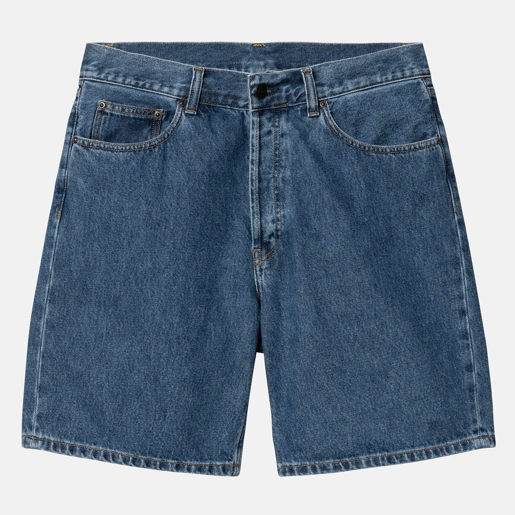 Carhartt WIP Nolan Denim Short - Blue Heavy Stone Wash Blue Heavy Stone Wash Bild 2