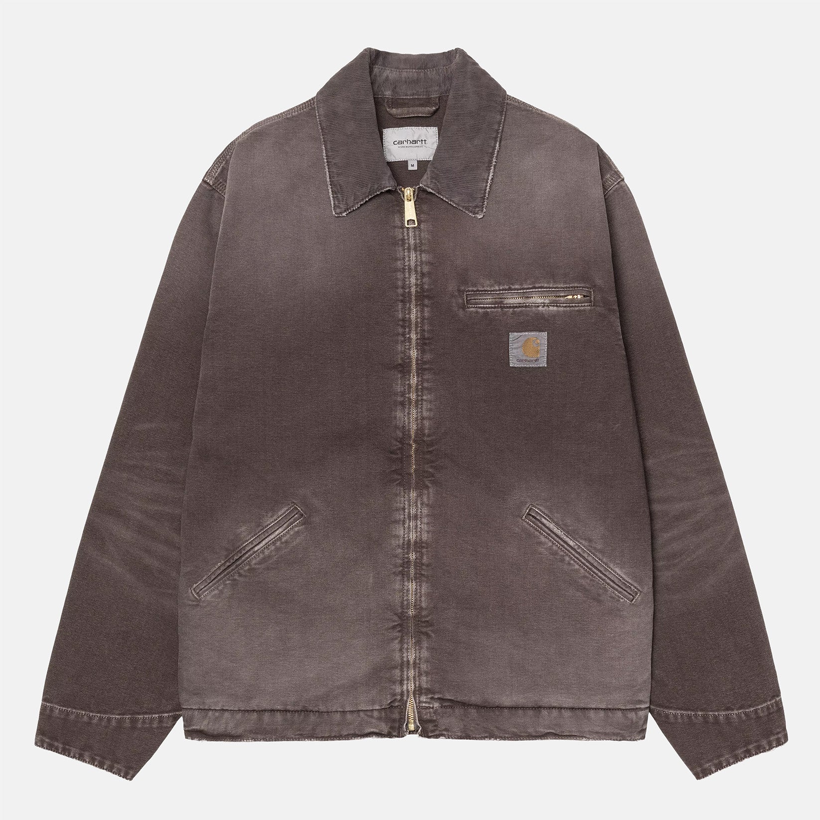 Carhartt WIP OG Detroit Jacke - Tobacco Destroy Wash