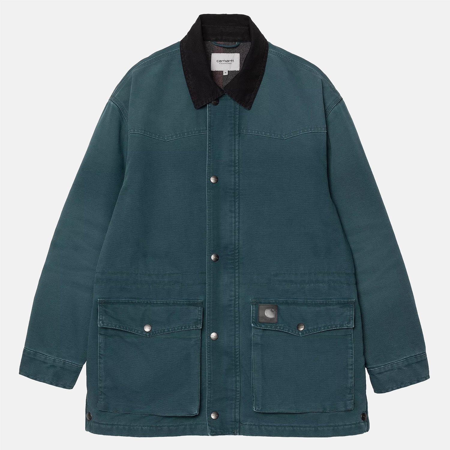 Carhartt WIP Og Santa Fe Canvas Jacke - Deep Lagoon / Black Deep Lagoon / Black Bild 1