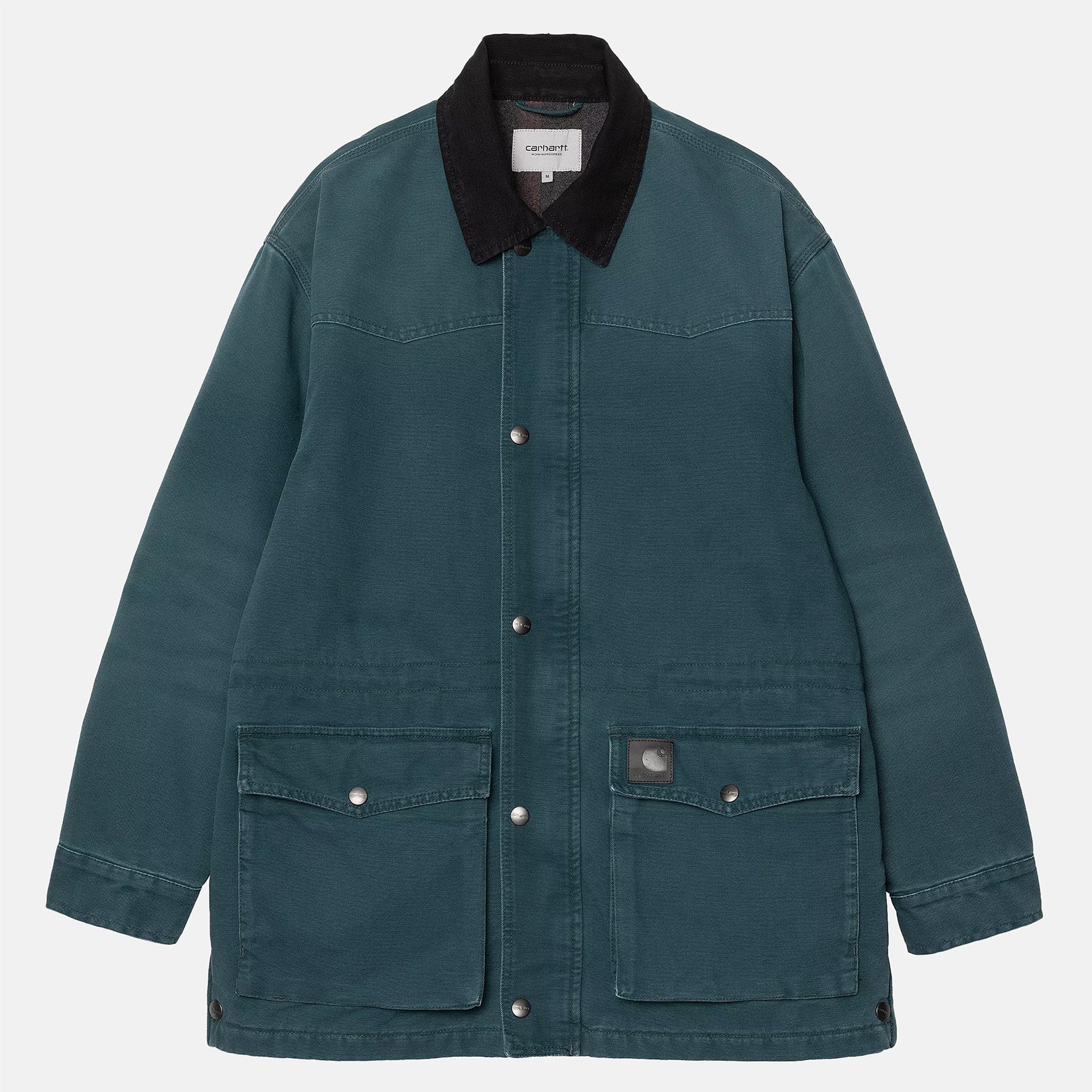 Carhartt WIP Og Santa Fe Canvas Jacke - Deep Lagoon / Black Deep Lagoon / Black Bild 1