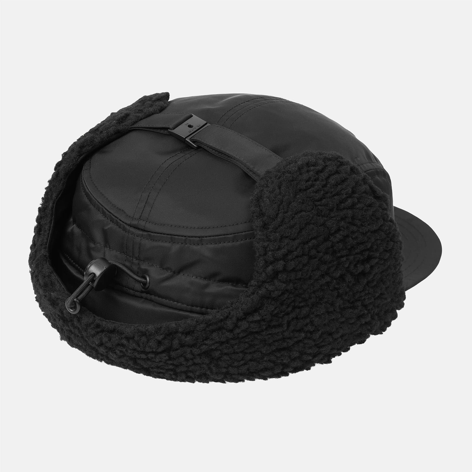 Carhartt WIP Oltera Ear Guard Cap - Black Schwarz Bild 3