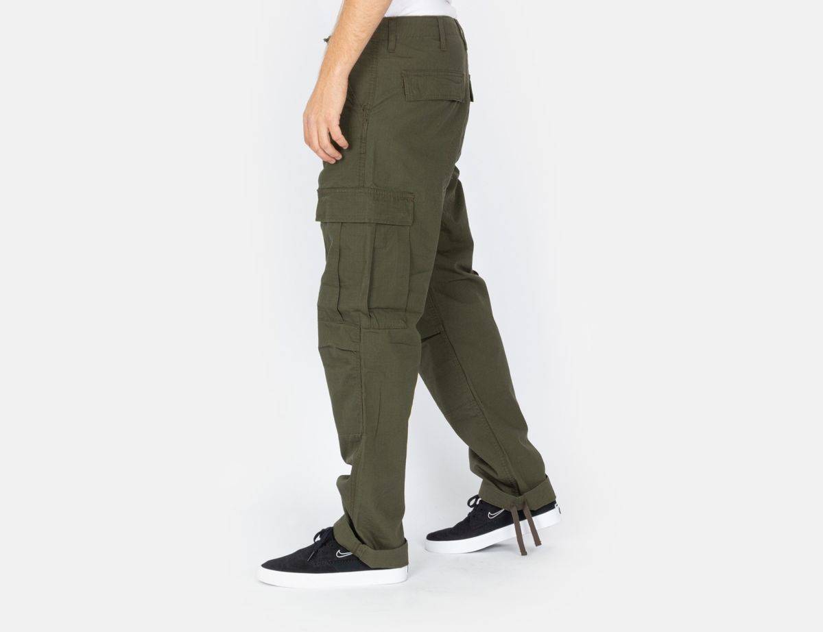 Carhartt WIP Regular Cargo Pant - Cypress rinsed Grün Bild 5
