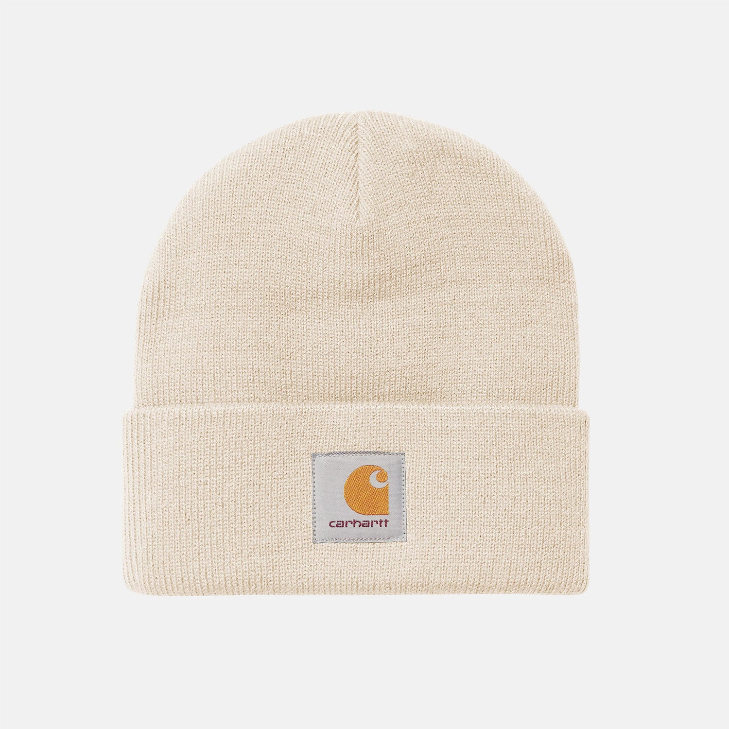 Carhartt WIP Short Watch Beanie - Natural Weiß Bild 1