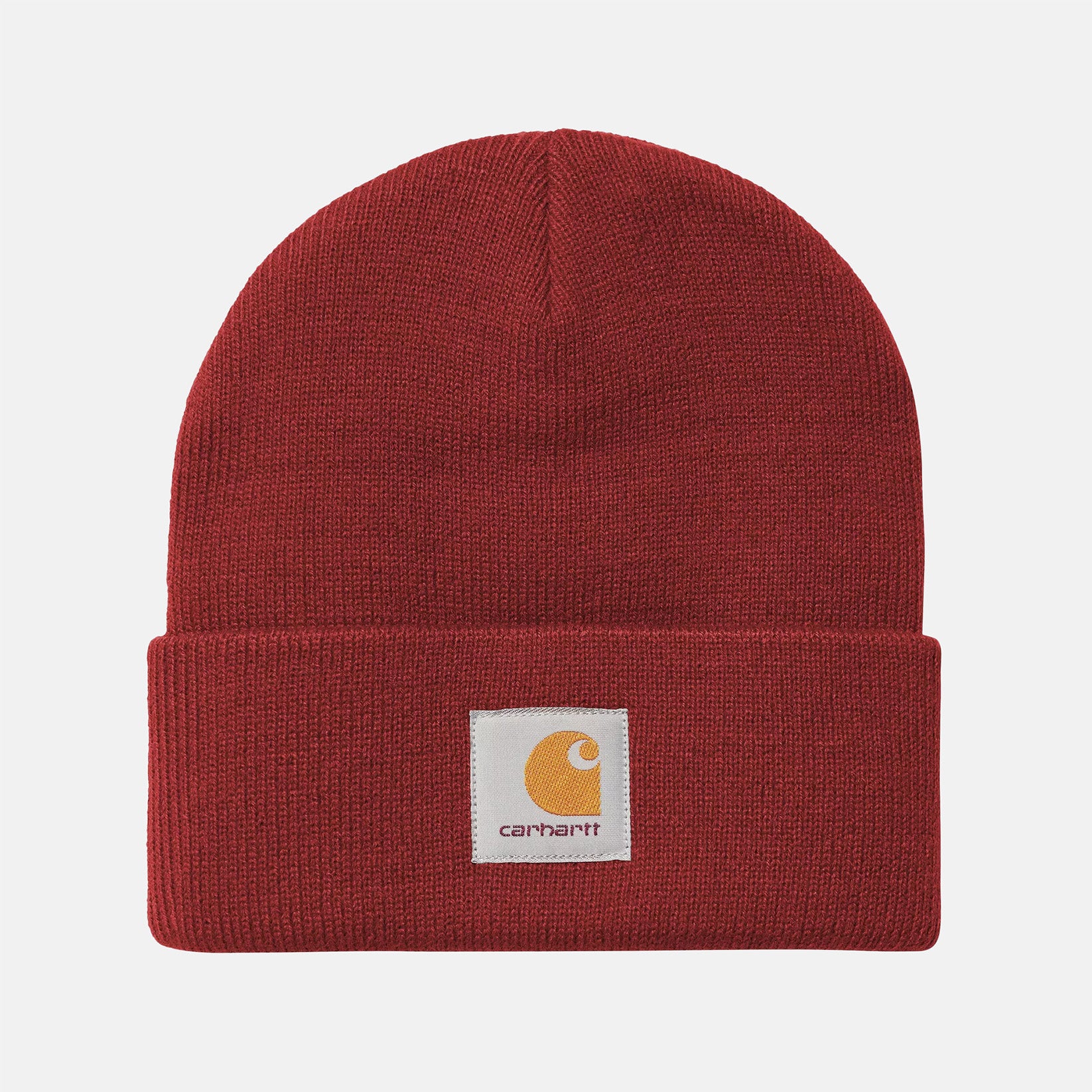 Carhartt WIP Short Watch Beanie - Scarlet Rot Bild 1