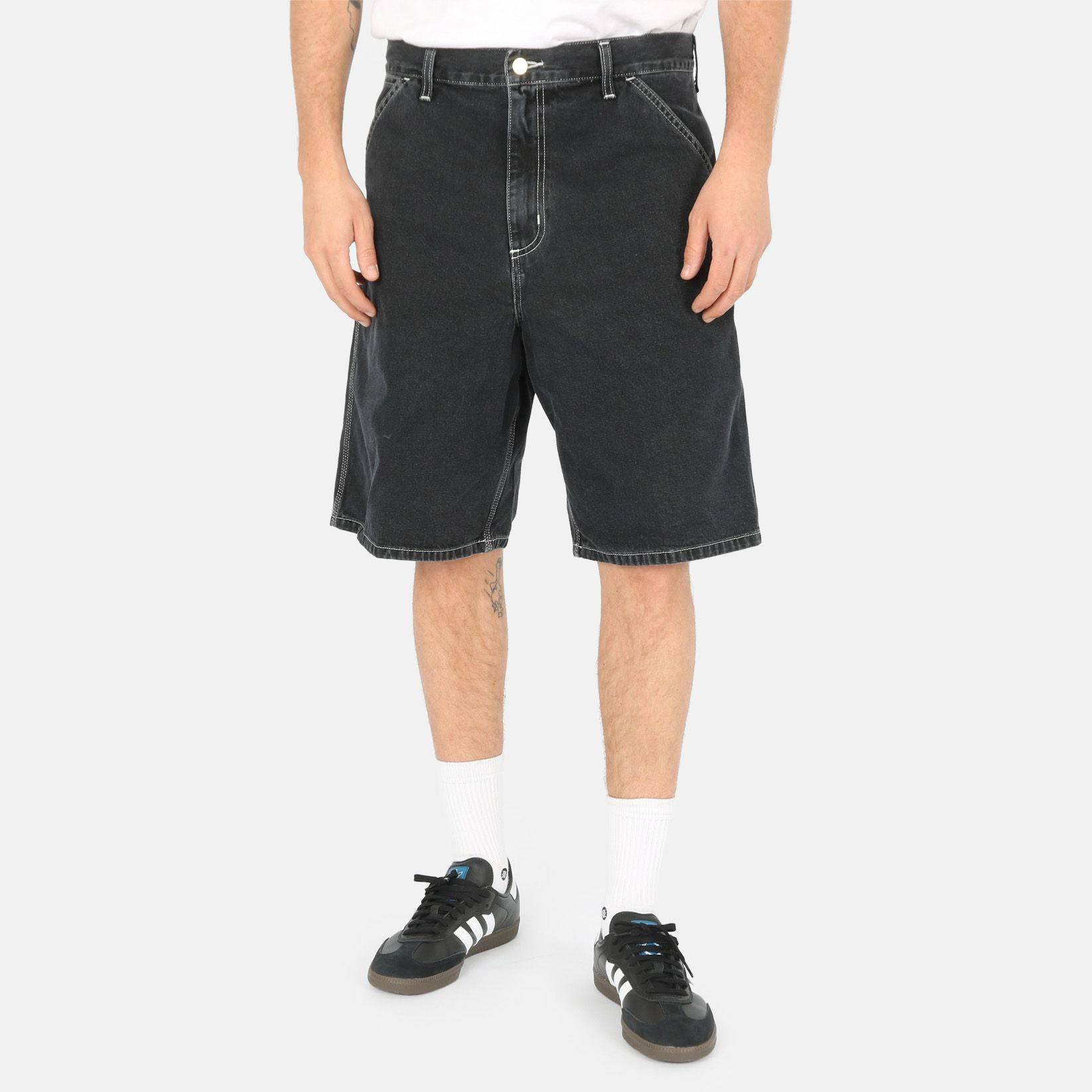 Carhartt WIP Simple Short - Black Heavy Stone Wash Schwarz Bild 2