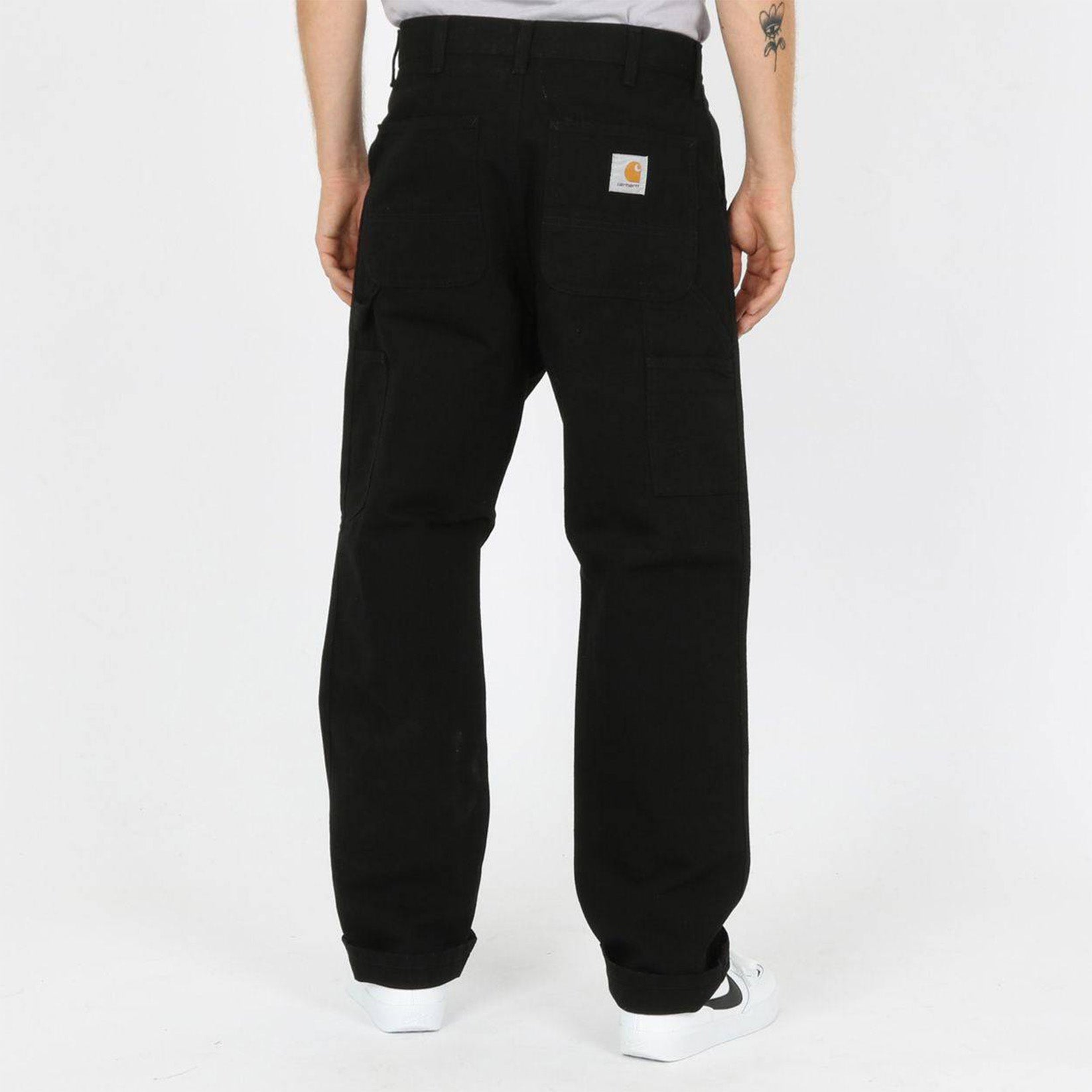 Carhartt WIP Single Knee Pant - Black Rinsed Schwarz Bild 3