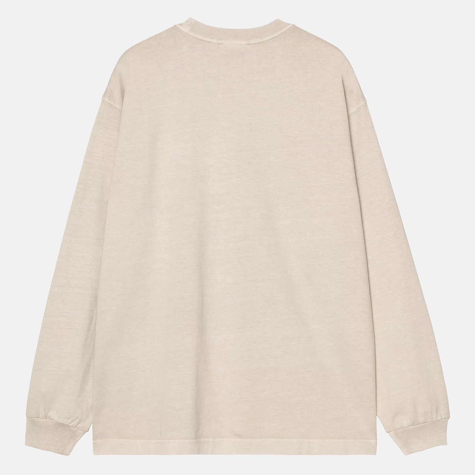 Carhartt WIP Vista Longsleeve - Fleur De Sel Garment Dyed Braun Bild 2