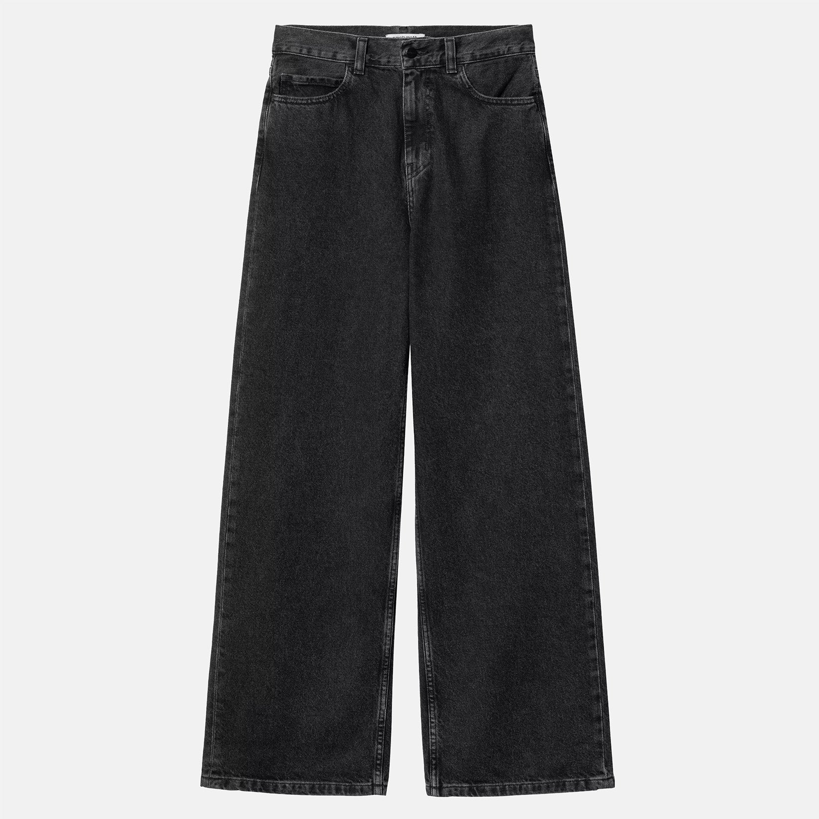 Carhartt WIP W´ Jane Denim Pant - Black Heavy Stone Washed Schwarz Bild 2