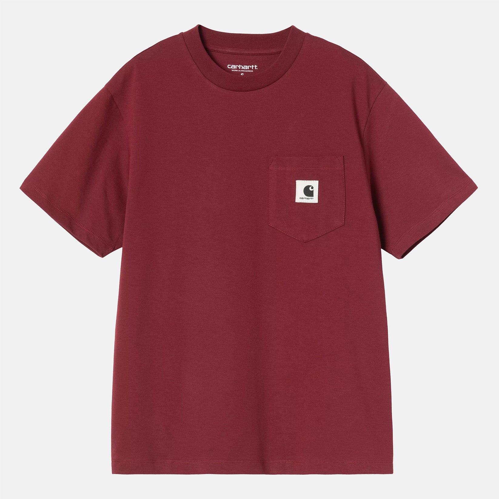 Carhartt WIP W´ Pocket T-Shirt - Marsala Rot Bild 1