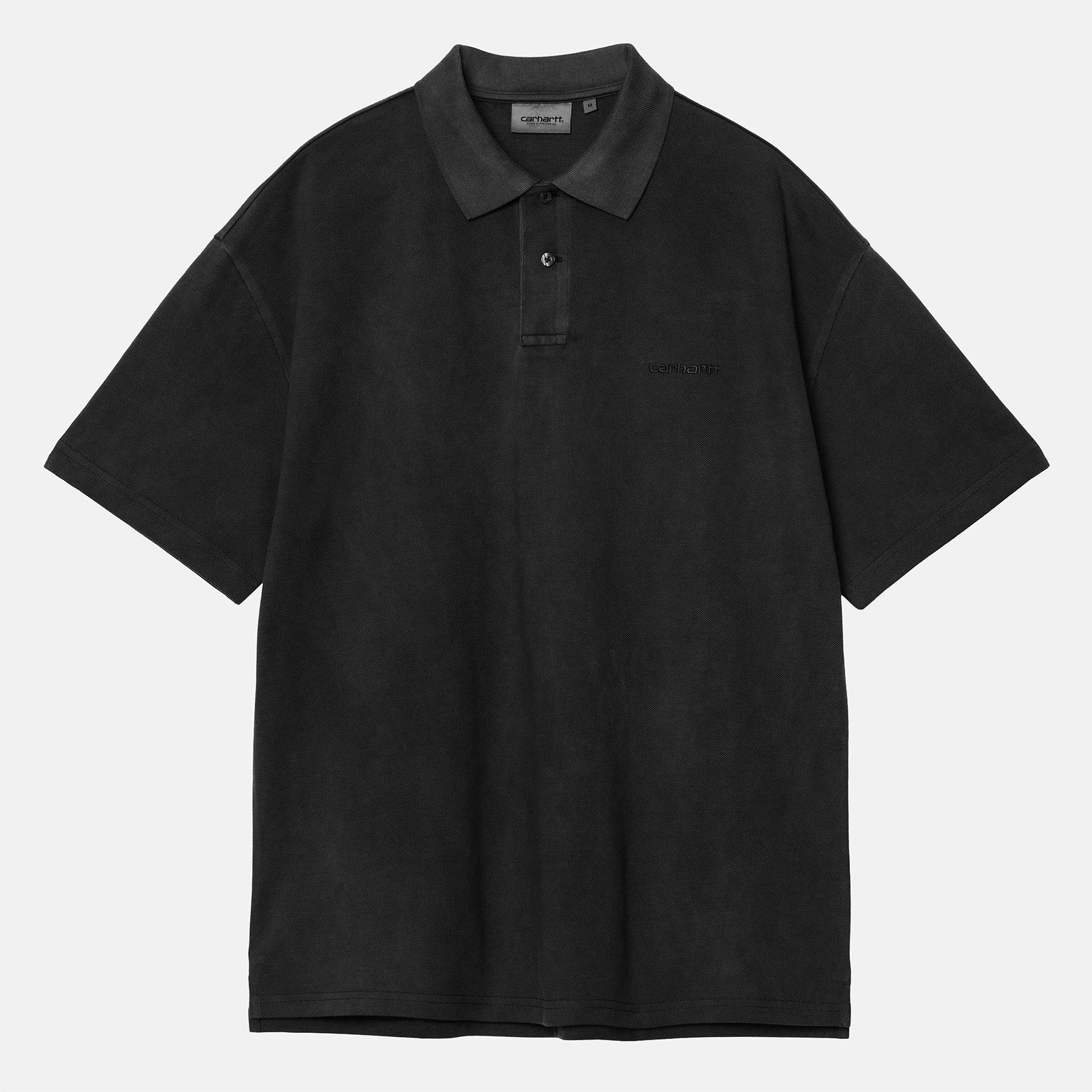 Carhartt WIP Wayne Polo T-Shirt - Black Schwarz Bild 1
