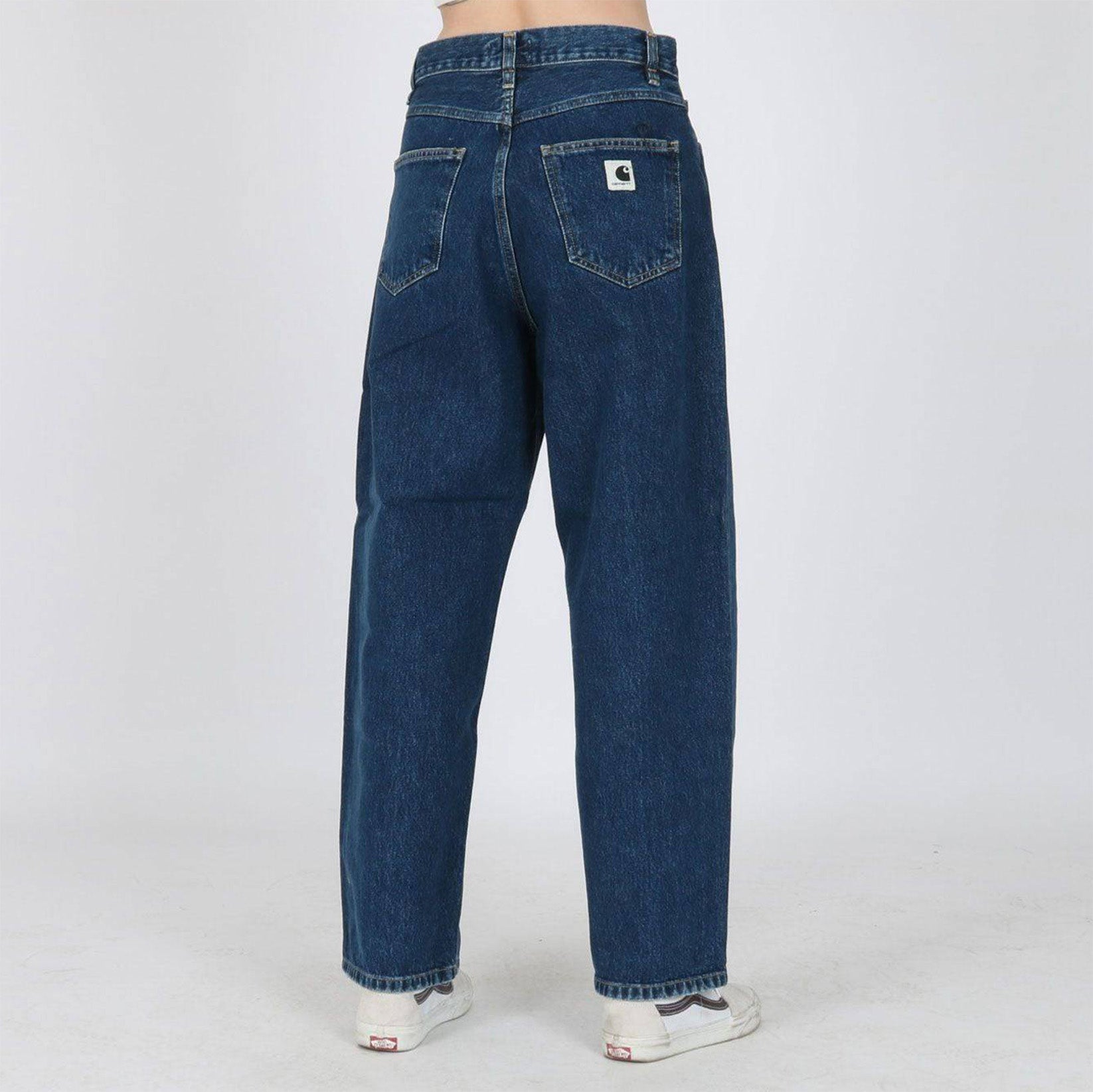 Carhartt WIP Women Brandon Pant - Blue Stone Washed Blau Bild 3