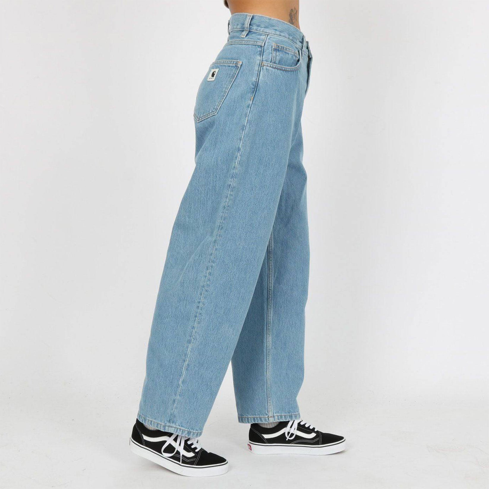 Carhartt WIP Women Brandon Pant - Blue Stone Bleached Blau Bild 2