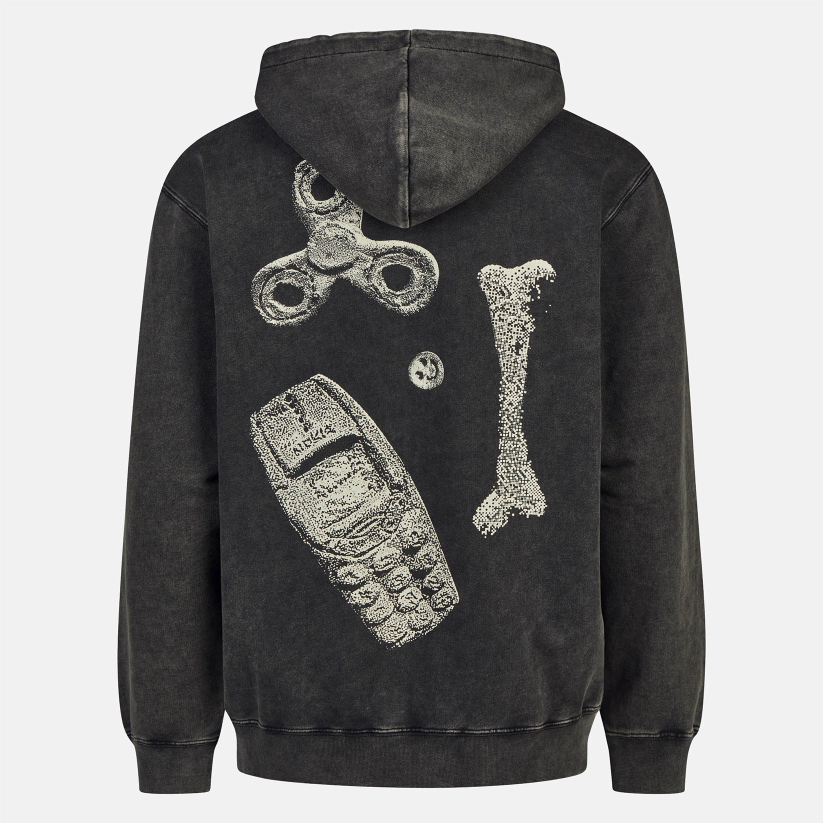 Cleptomanicx Artefact Hoodie - Black Schwarz Bild 2