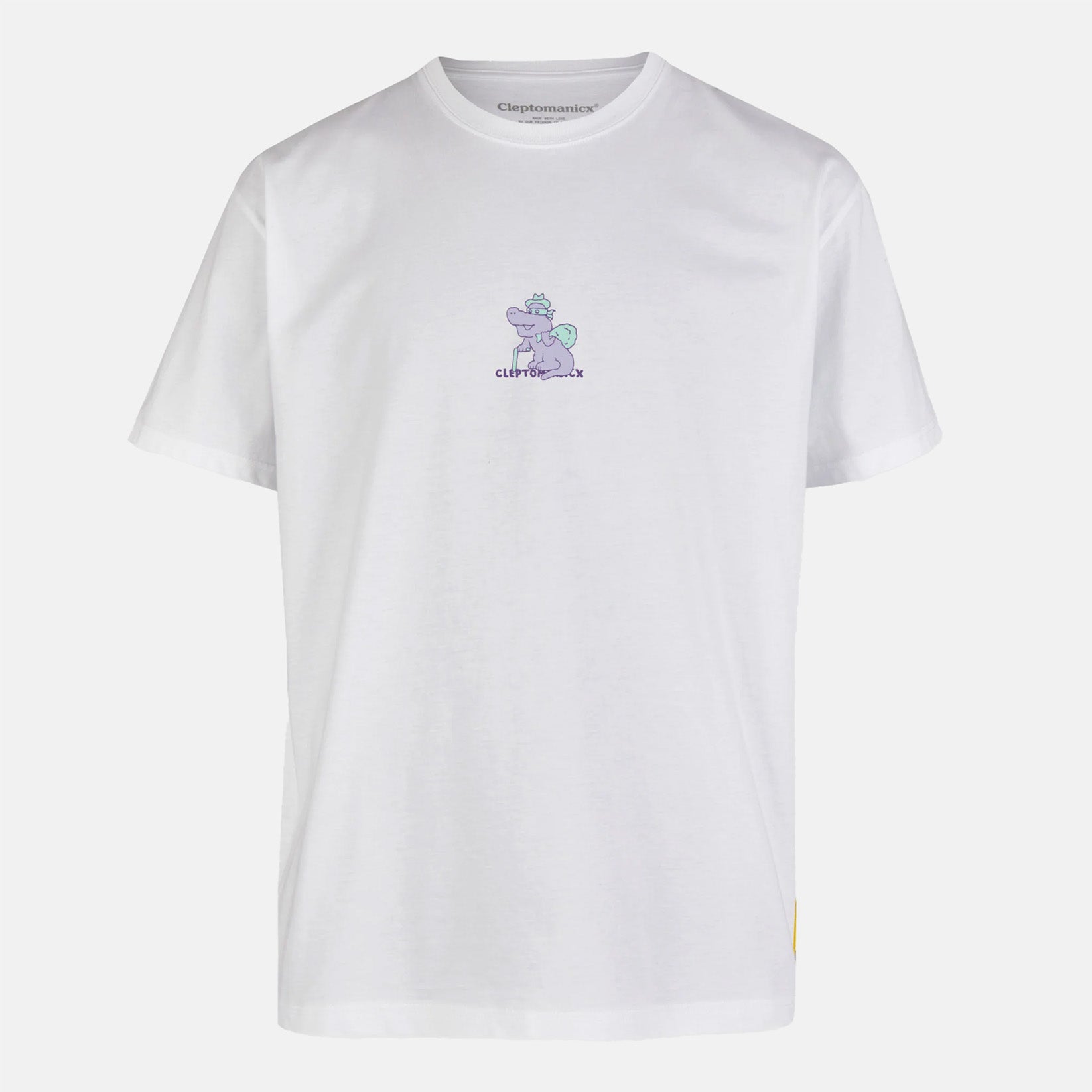 Cleptomanicx Old Thug T-Shirt - White Weiß Bild 1