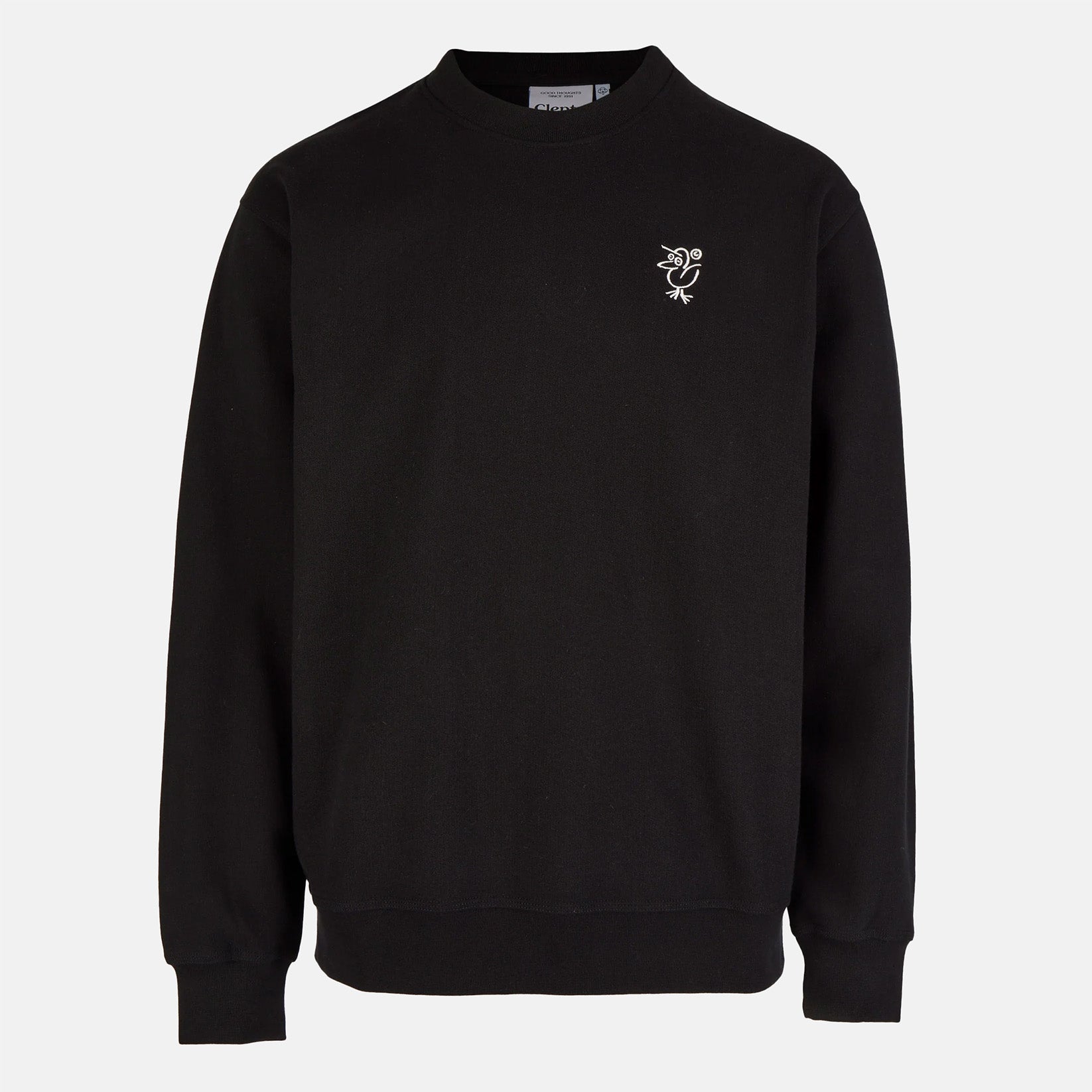 Cleptomanicx Skatch Gull Boxy Crew - Black Schwarz Bild 1