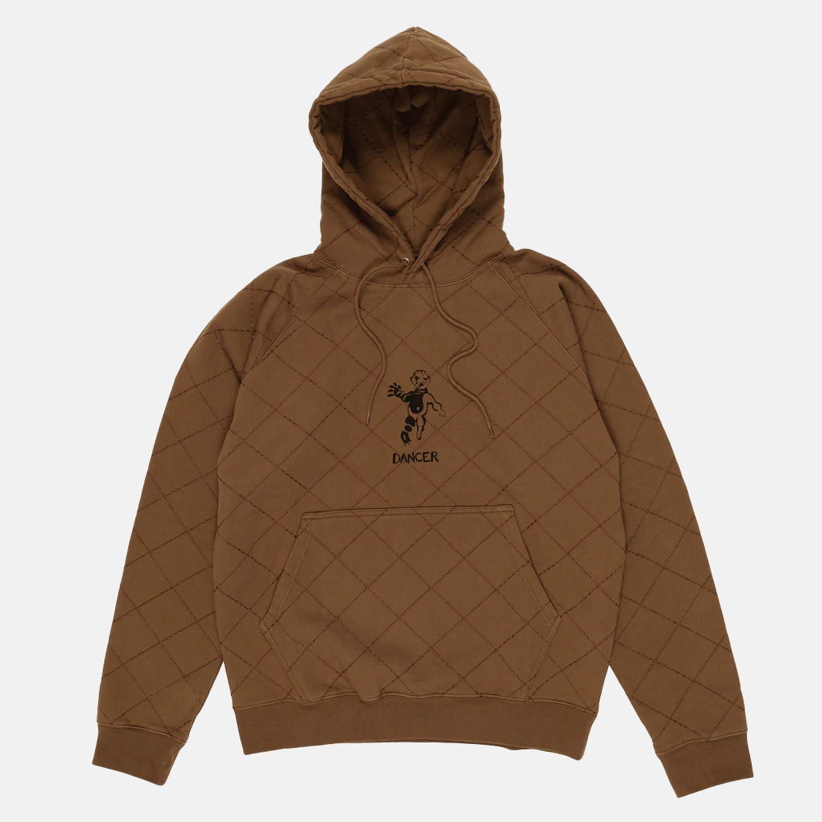 Dancer OG Diamond Stitch Hoodie - Brown Braun Bild 1