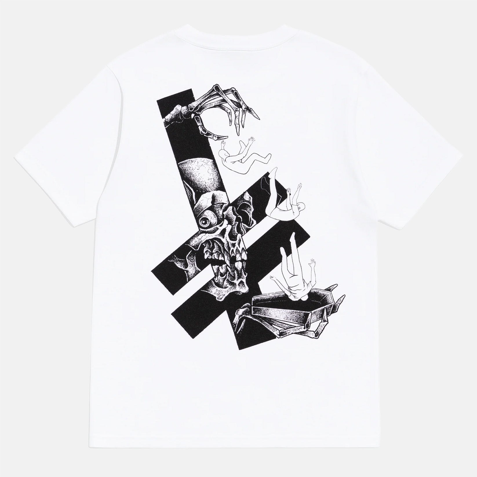 Deathwish Trapped T-Shirt - White Weiß Bild 1