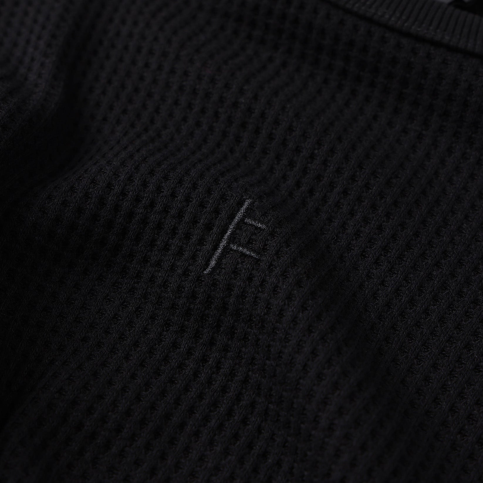 Former Franchise Waffle Longsleeve - Black Schwarz Bild 3