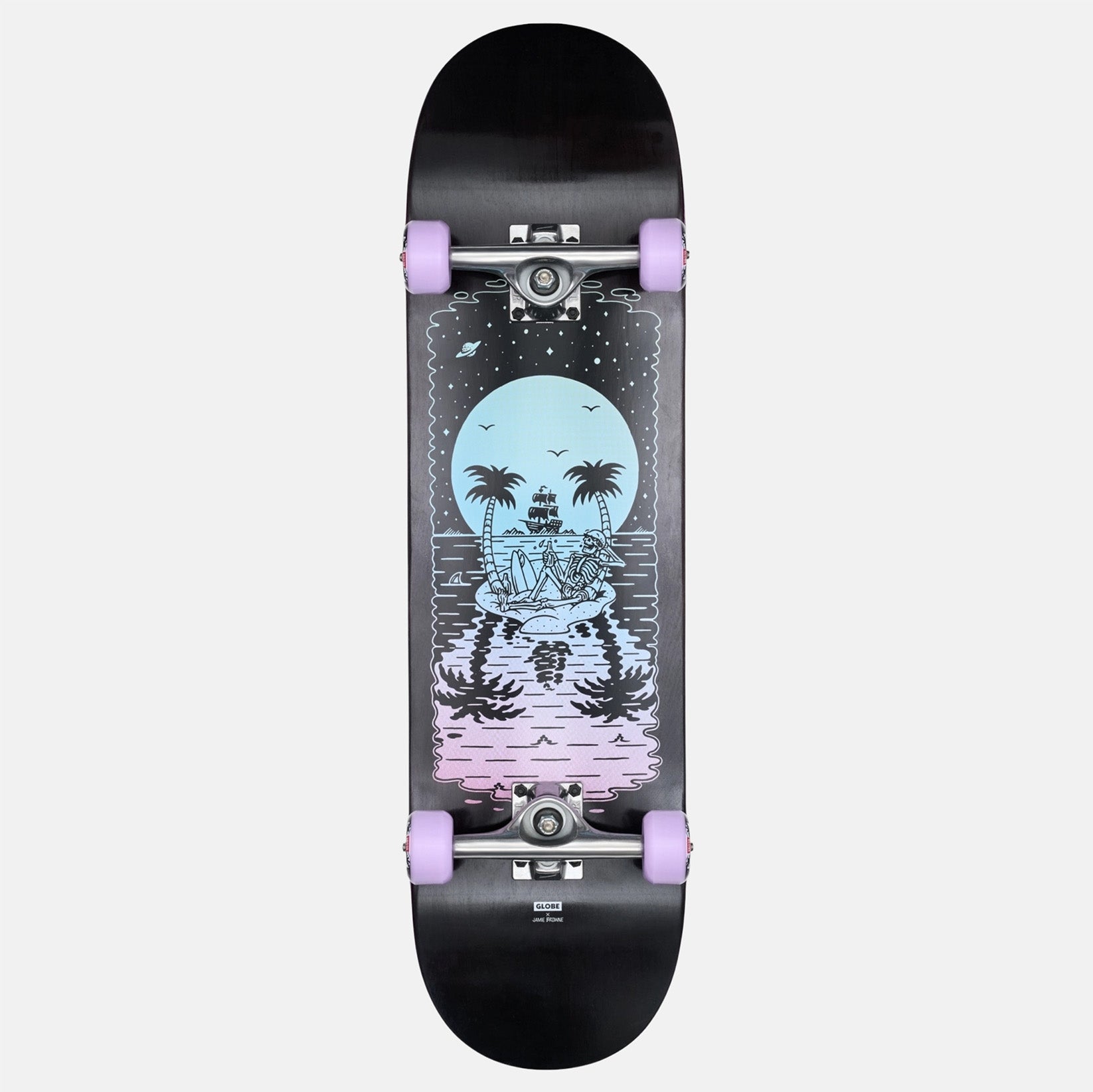 Globe G2 Reflection 8.5" Komplettboard Schwarz Bild 1