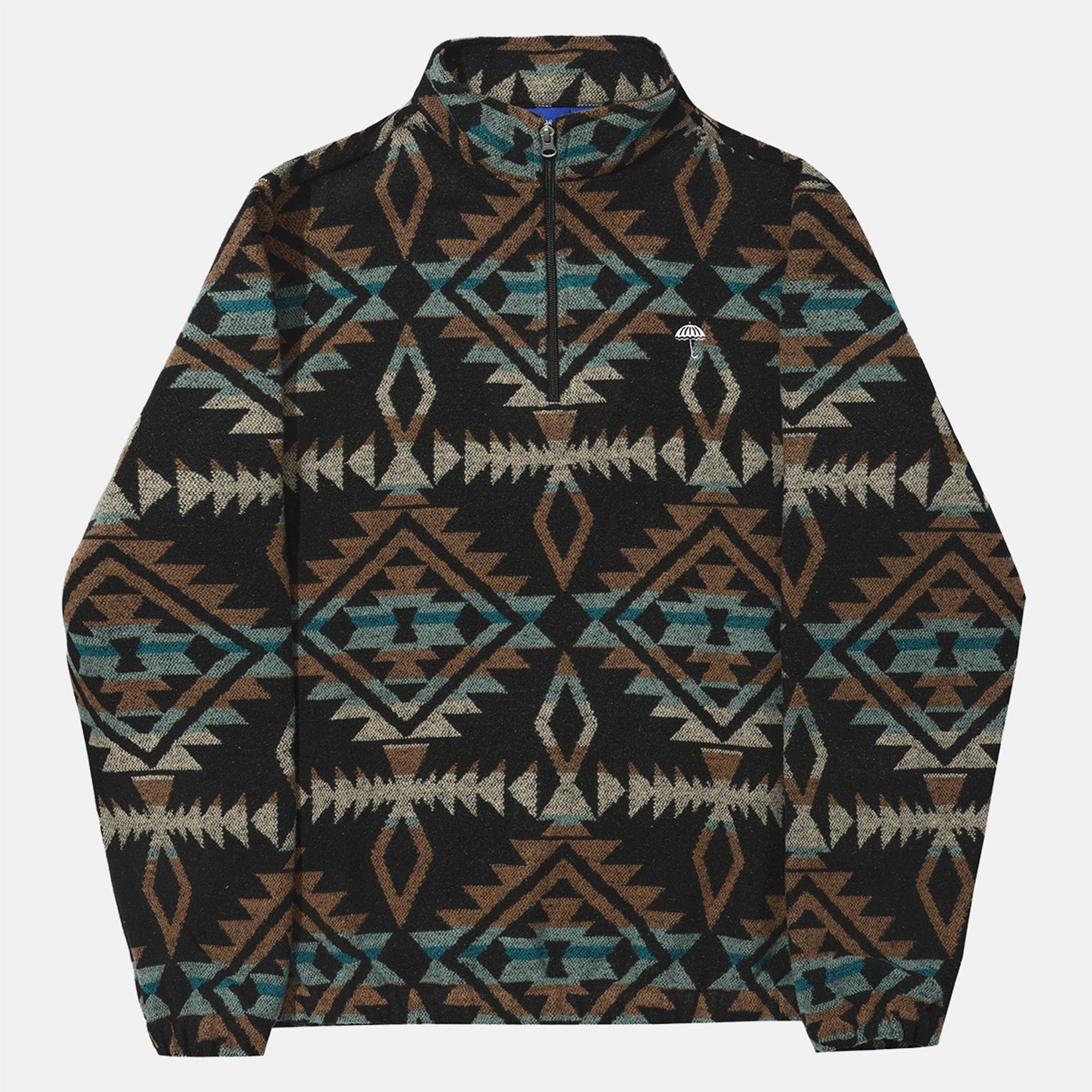 Helas Caps Tradi Quarter Zip - Multico Mehrfarbig Bild 1