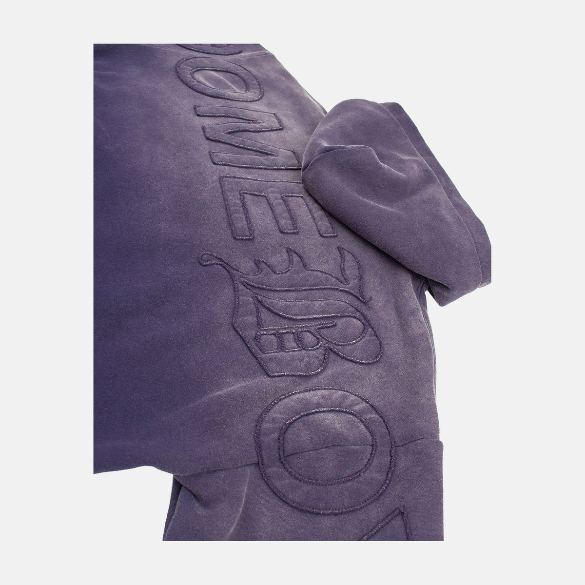 Homeboy Gothic Hoodie - Lilac Washed – Herstelleransicht 3