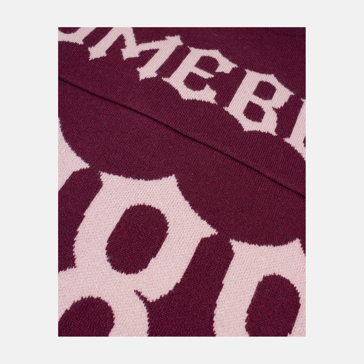 Homeboy TRIC Knit Pullover - Maroon Washed – Herstelleransicht 3