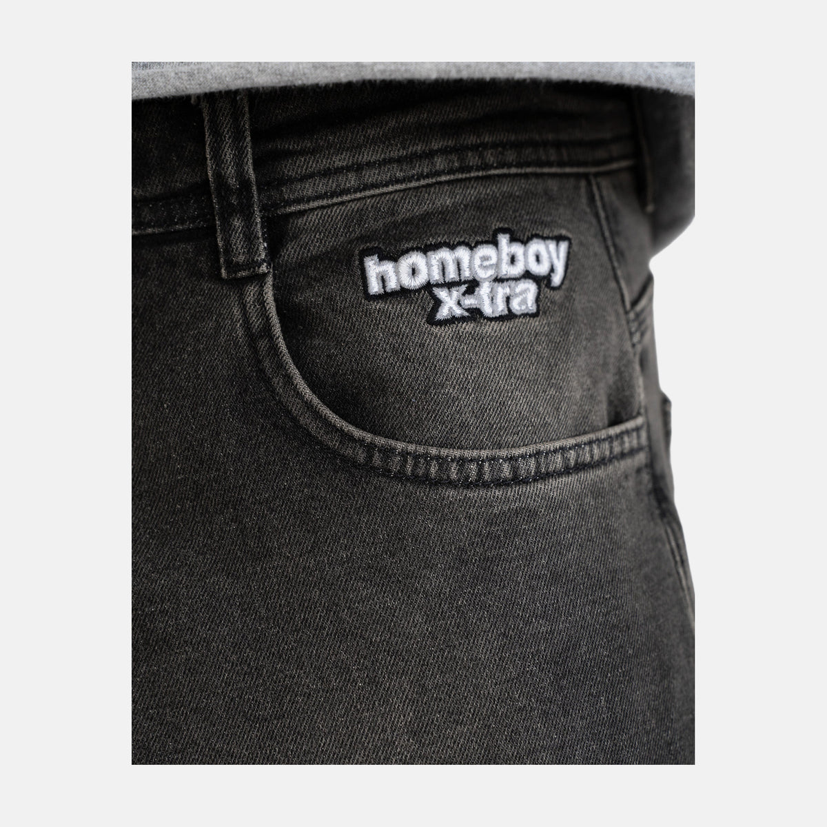 Homeboy X-tra Monster Gothic II Denim Pant - Dirty Black – Herstelleransicht 4