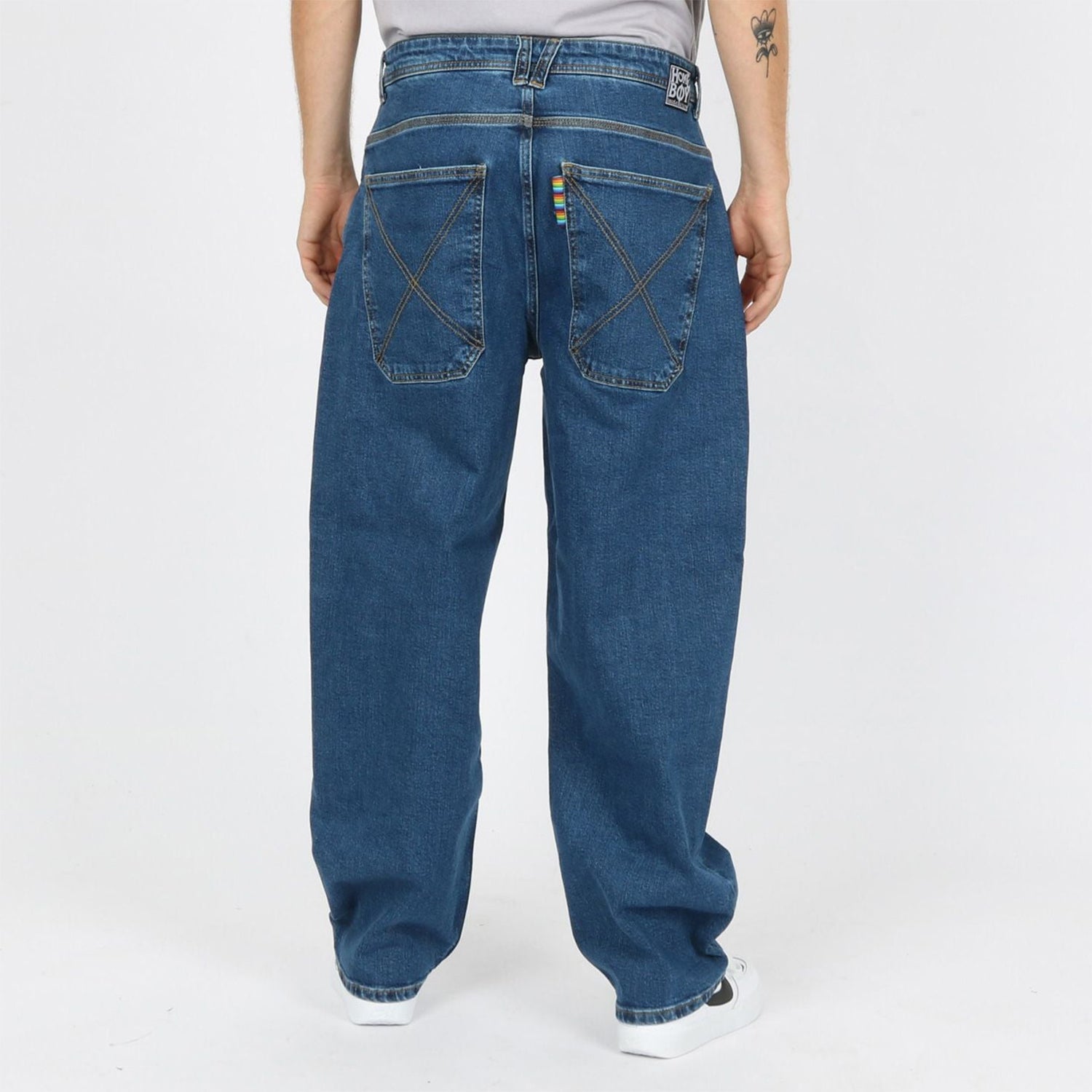 Homeboy X-tra Monster Denim - Washed Blue Denim Bild 3