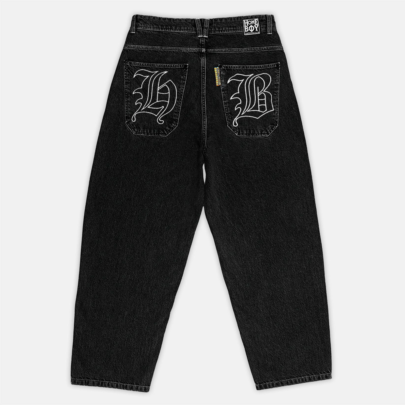 Homeboy x-tra Monster Gothic Denim - Washed Black Schwarz Bild 1