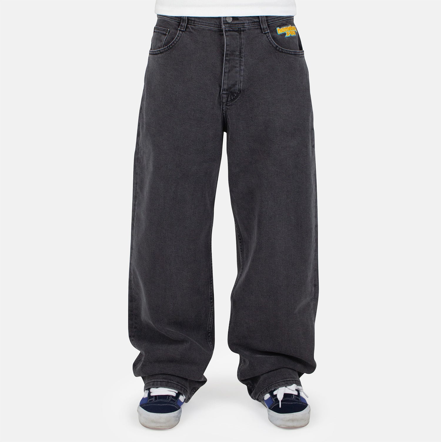 Homeboy x-tra Monster Pencil Pant - Washed Grey Grau Bild 2