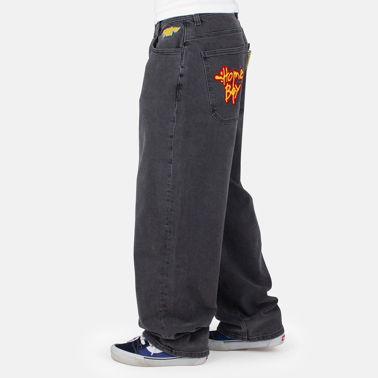 Homeboy x-tra Monster Pencil Pant - Washed Grey Grau Bild 3