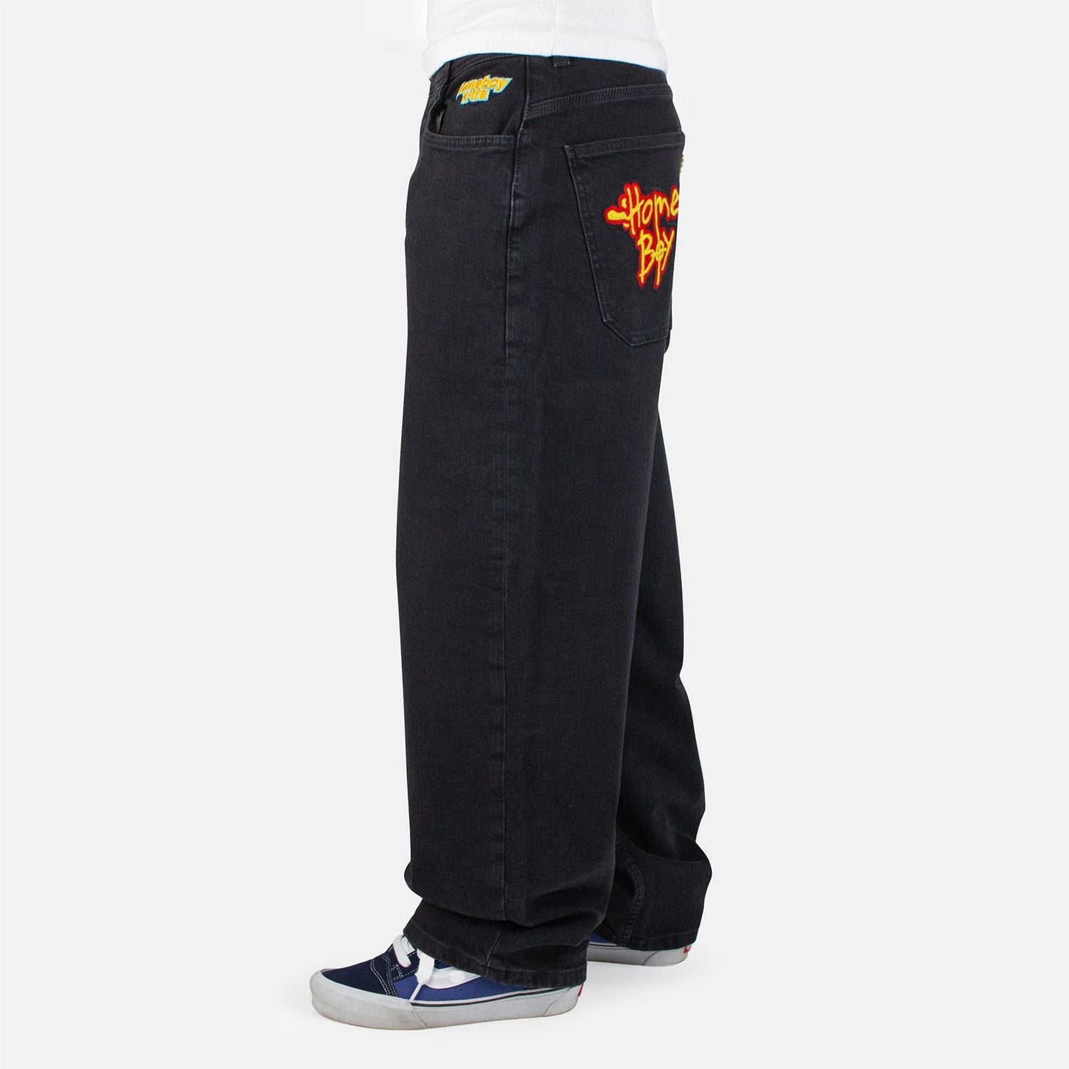 Homeboy x-tra Monster Pencil - Washed Black Schwarz Bild 3