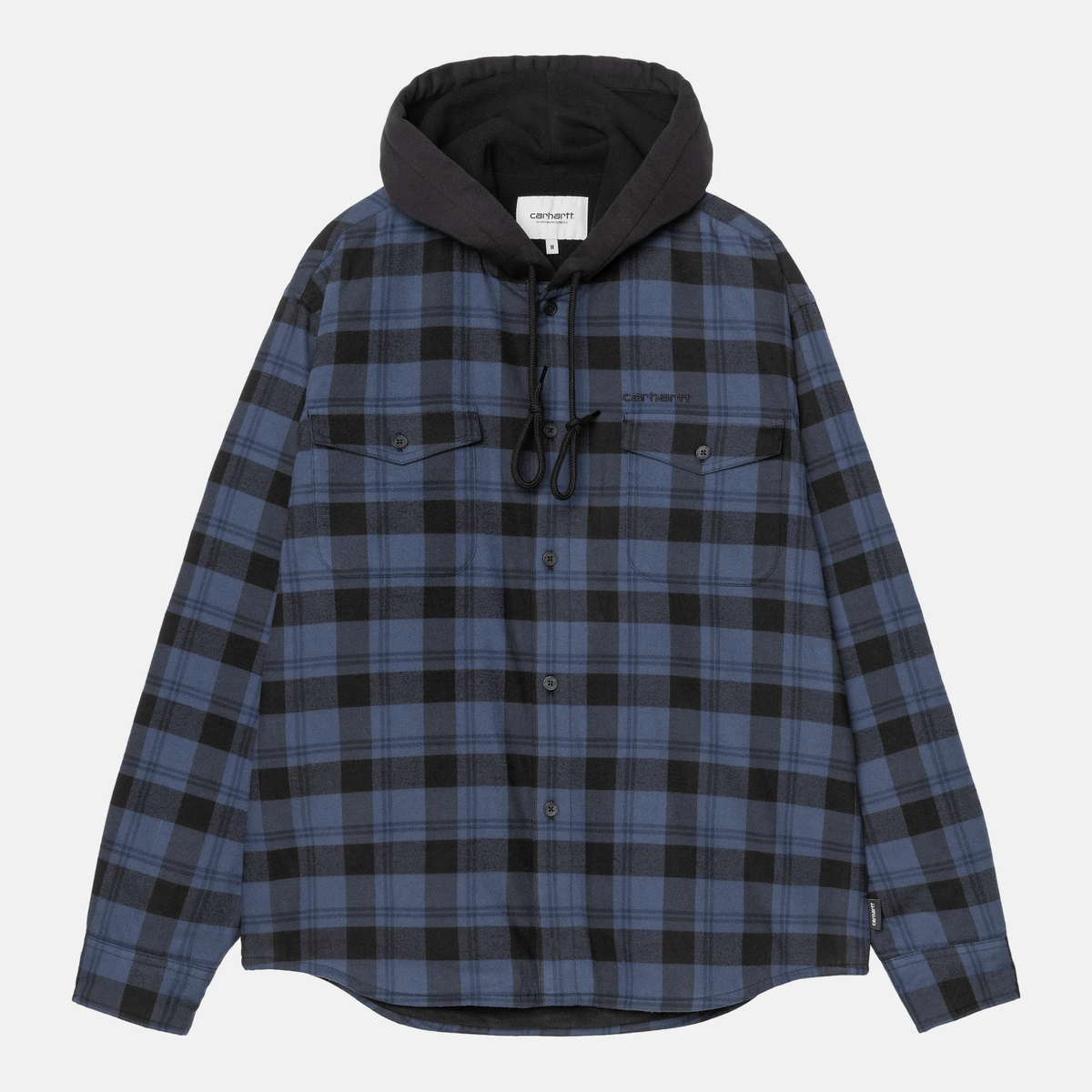 Carhartt WIP Cobrin Shirt Jac - Cobrin Check, Blue – Vorderansicht