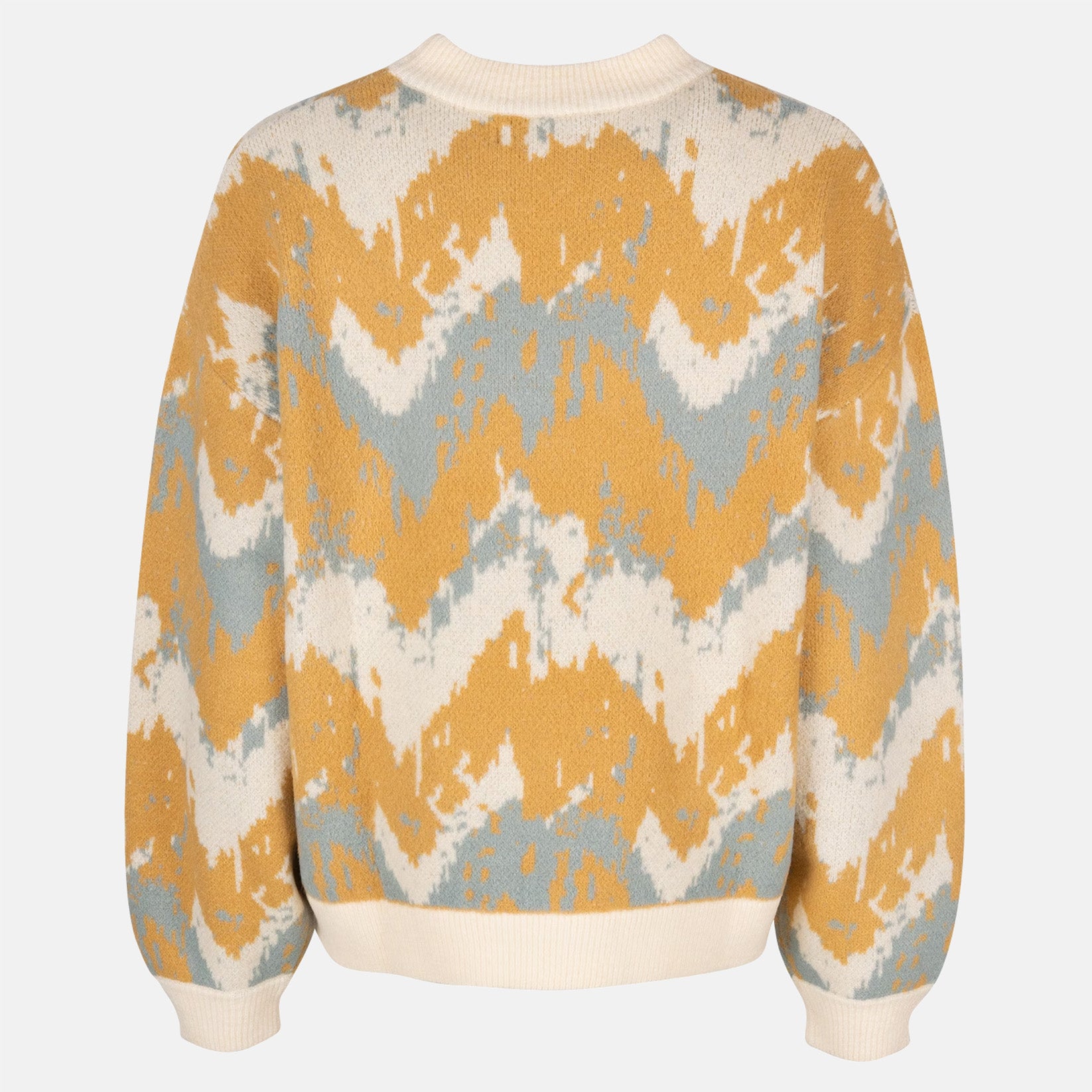 Iriedaily Boxy Fluff Knit Pullover - Khaki Grey Beige Bild 2
