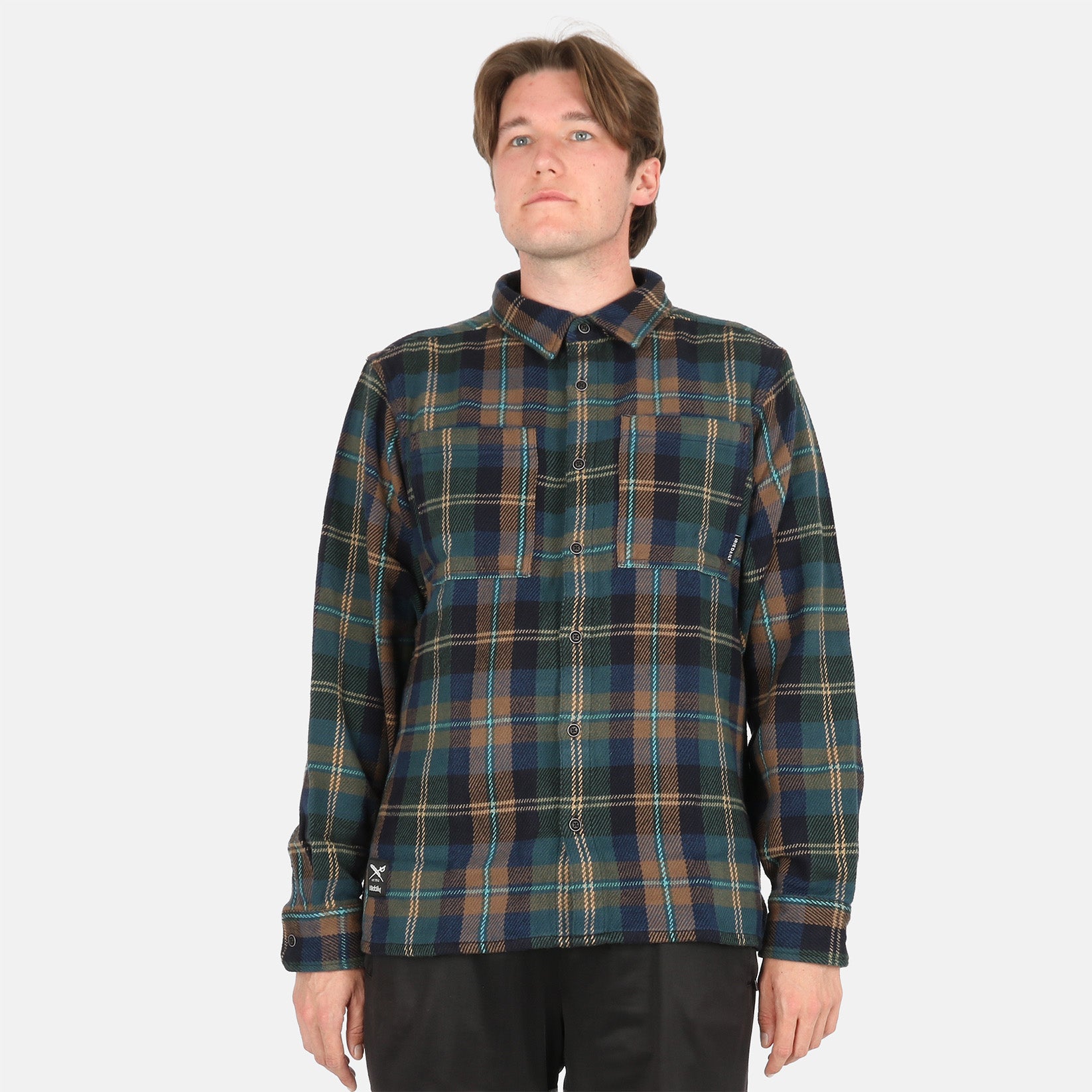 Iriedaily Chillax Lumber Shirt - Cara Black Grün Bild 1