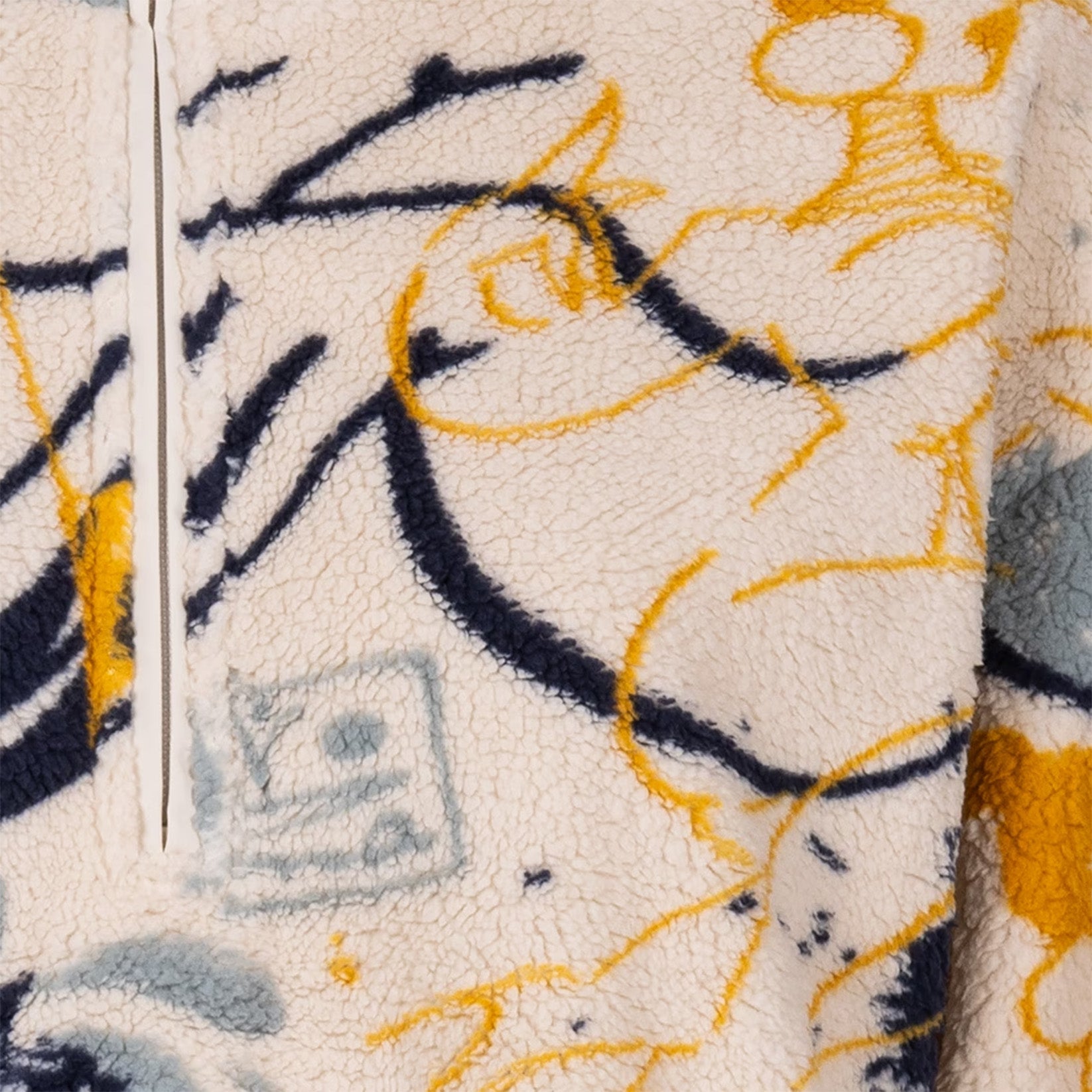 Iriedaily W´ Arkta Teddy Troyer Fleece - Offwhite Mehrfarbig Bild 3