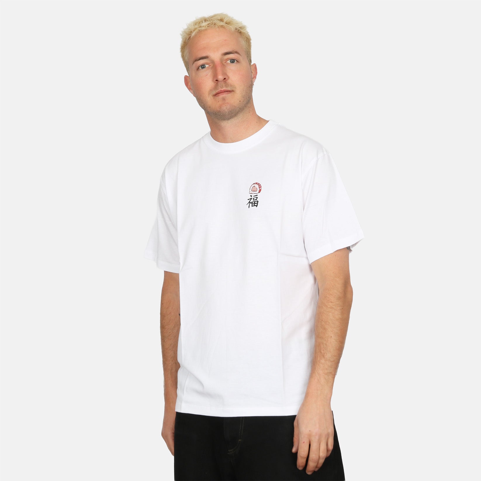 Kaotiko Fortune Cat T-Shirt - White Weiß Bild 2