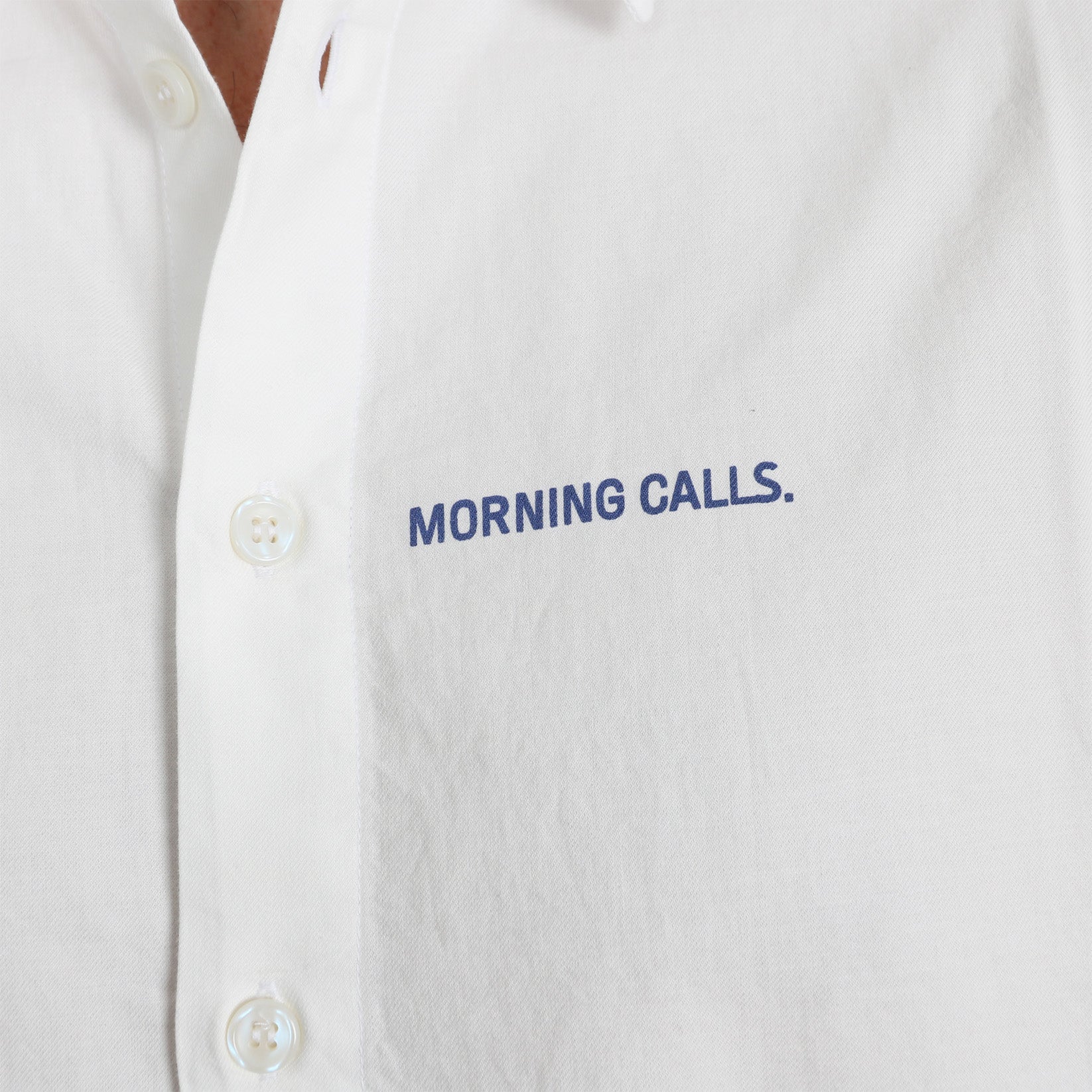 Kaotiko Paris Coffee Hemd - White Weiß Bild 3