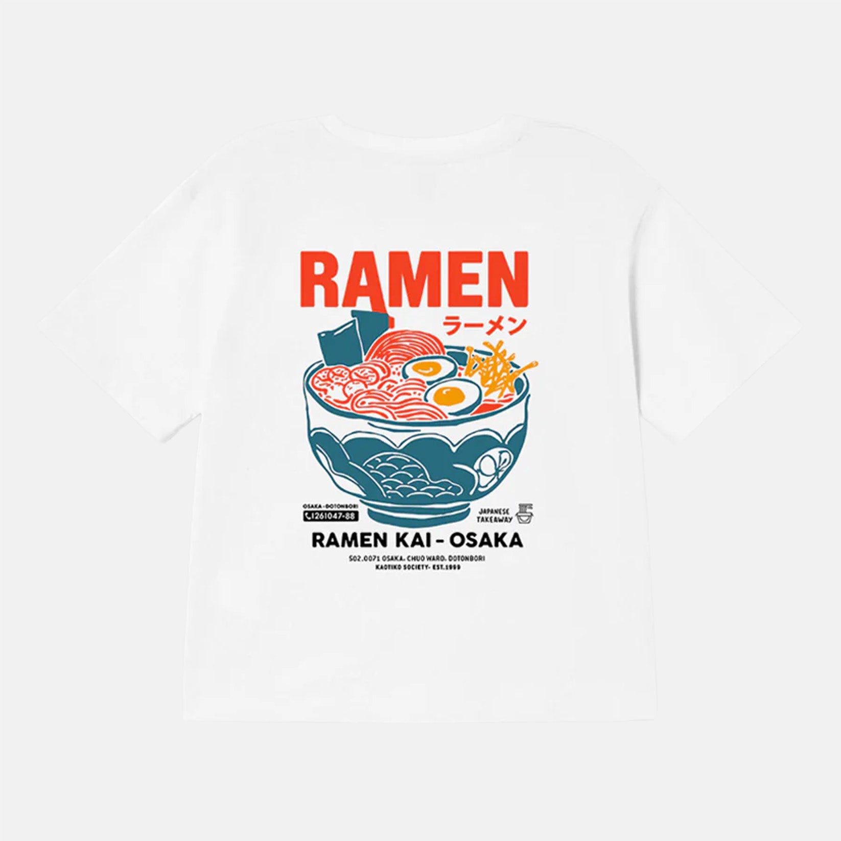 Kaotiko Ramen Osaka T-Shirt - White Weiß Bild 1