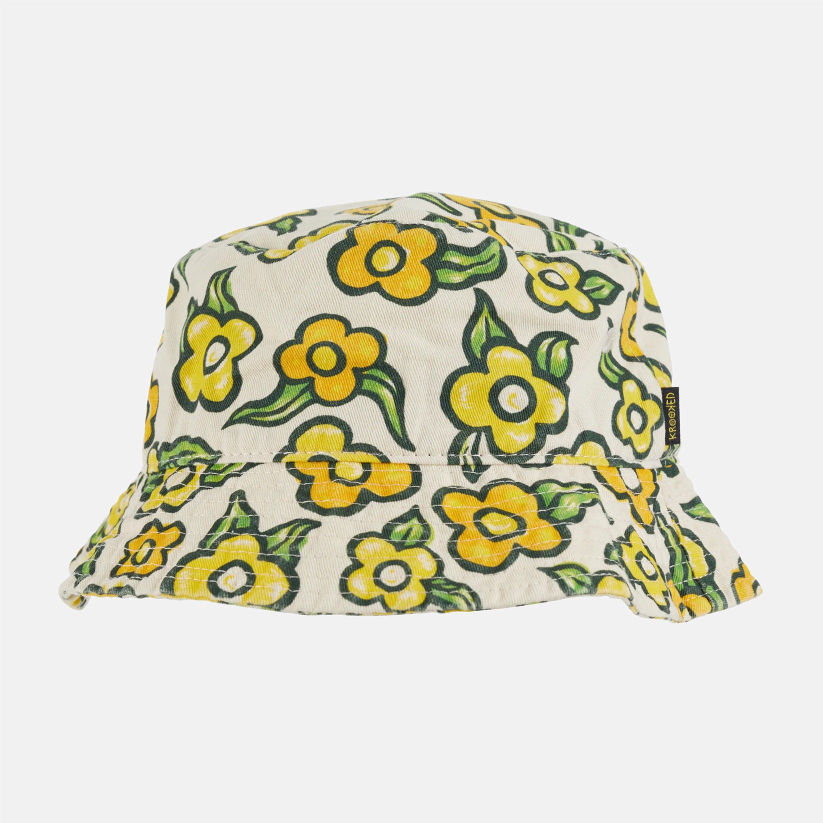 Krooked Flowers Bucket Hat - Natural Beige Bild 2