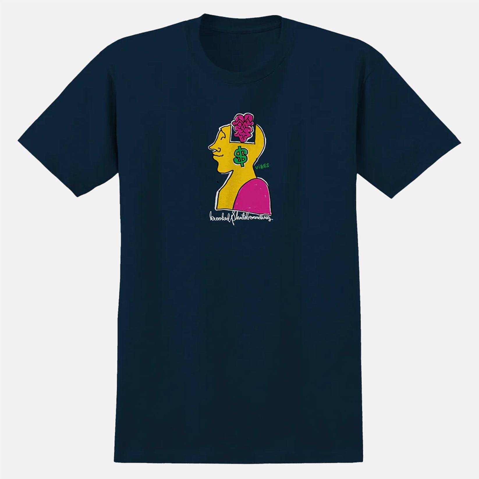 Krooked Smart Money T-Shirt - True Navy Blau Bild 1