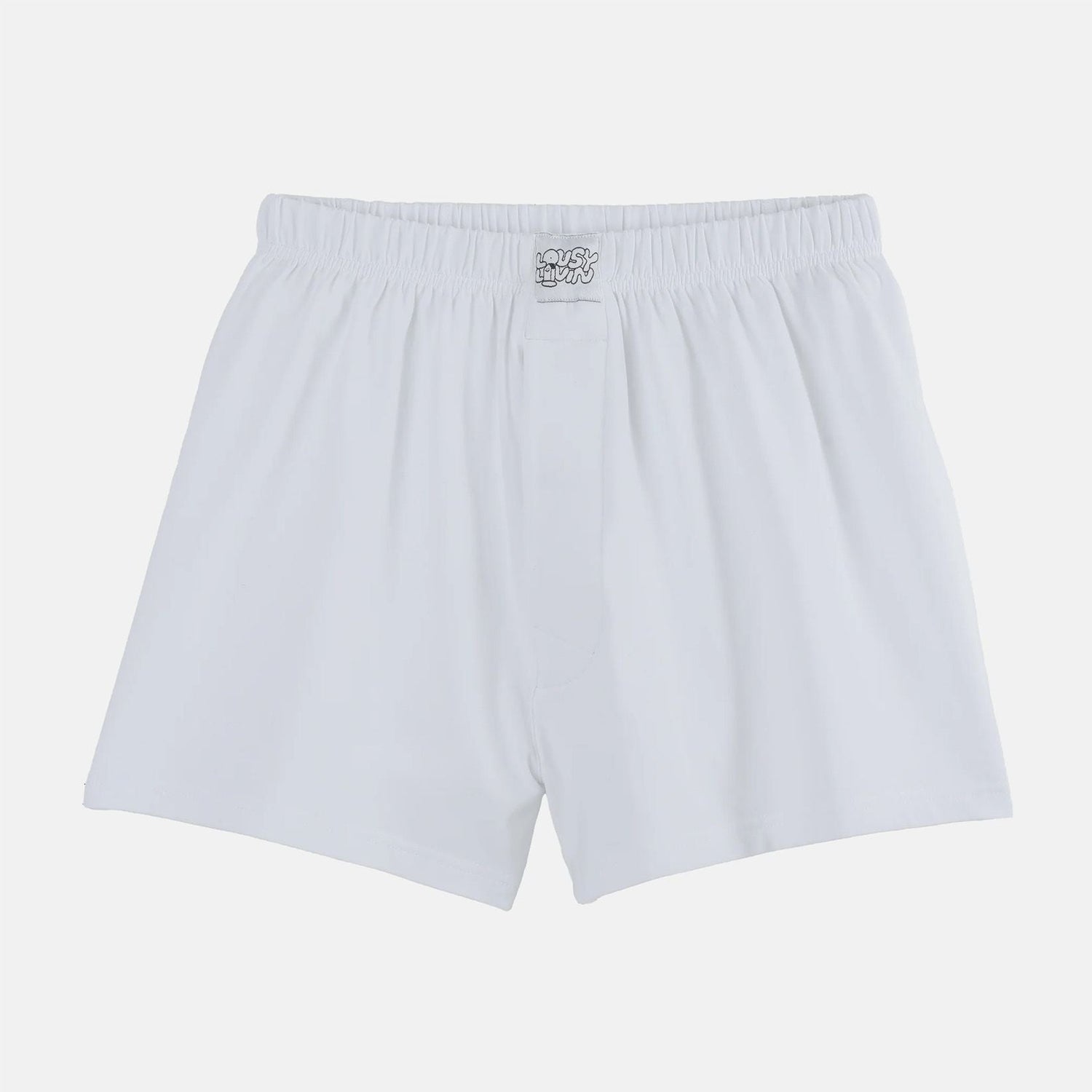 Lousy Livin Jersey Stretch Boxershorts - White Weiß Bild 1