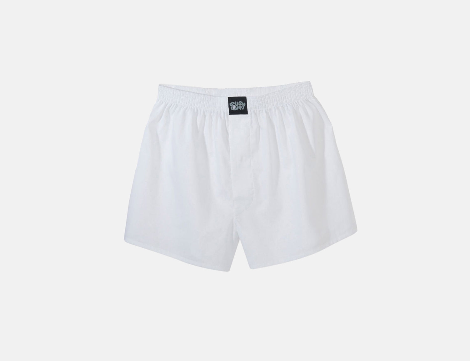 Lousy Livin Plain Boxershort - White Weiß Bild 1