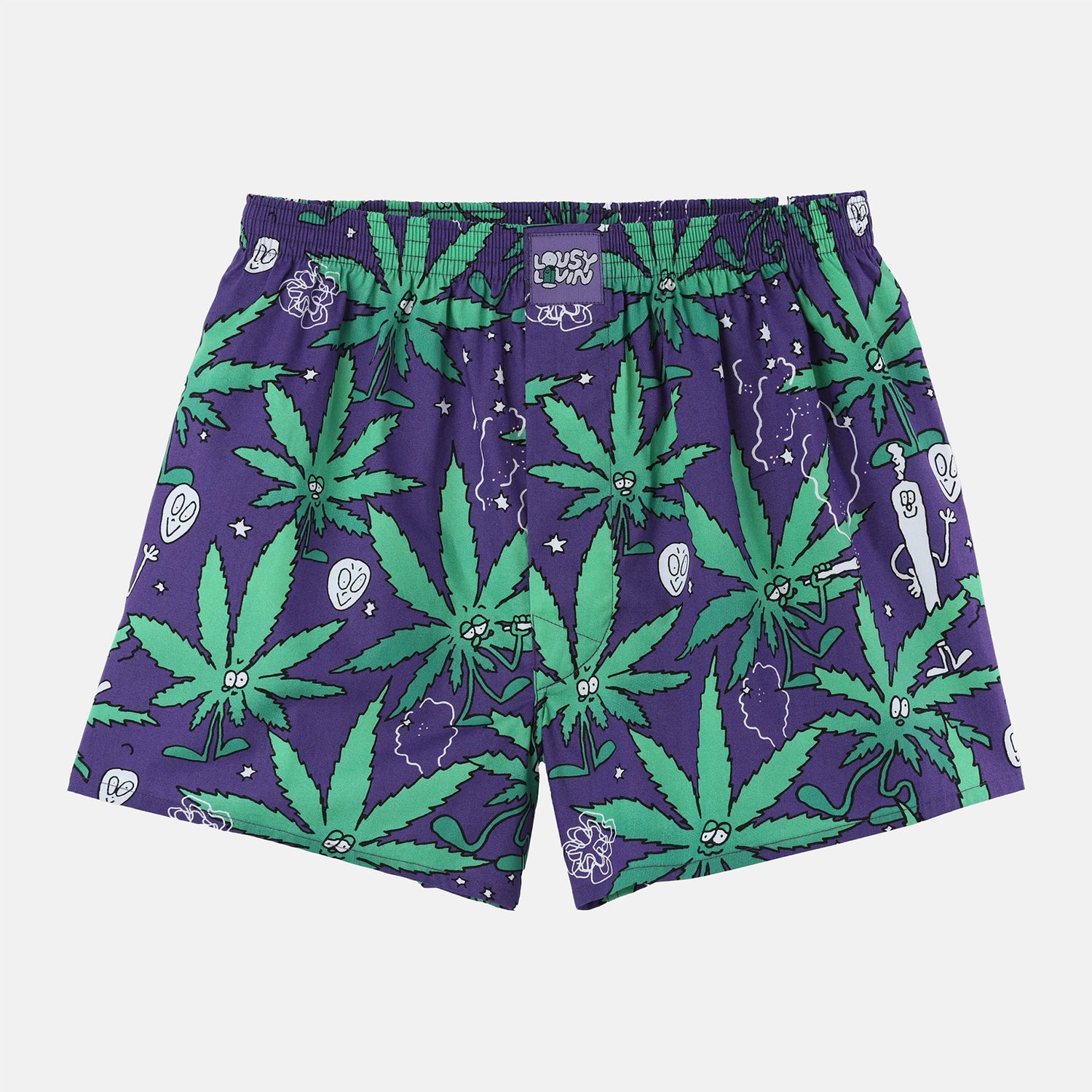 Lousy Livin Weedy Boxershort - Purple Haze Lila Bild 1