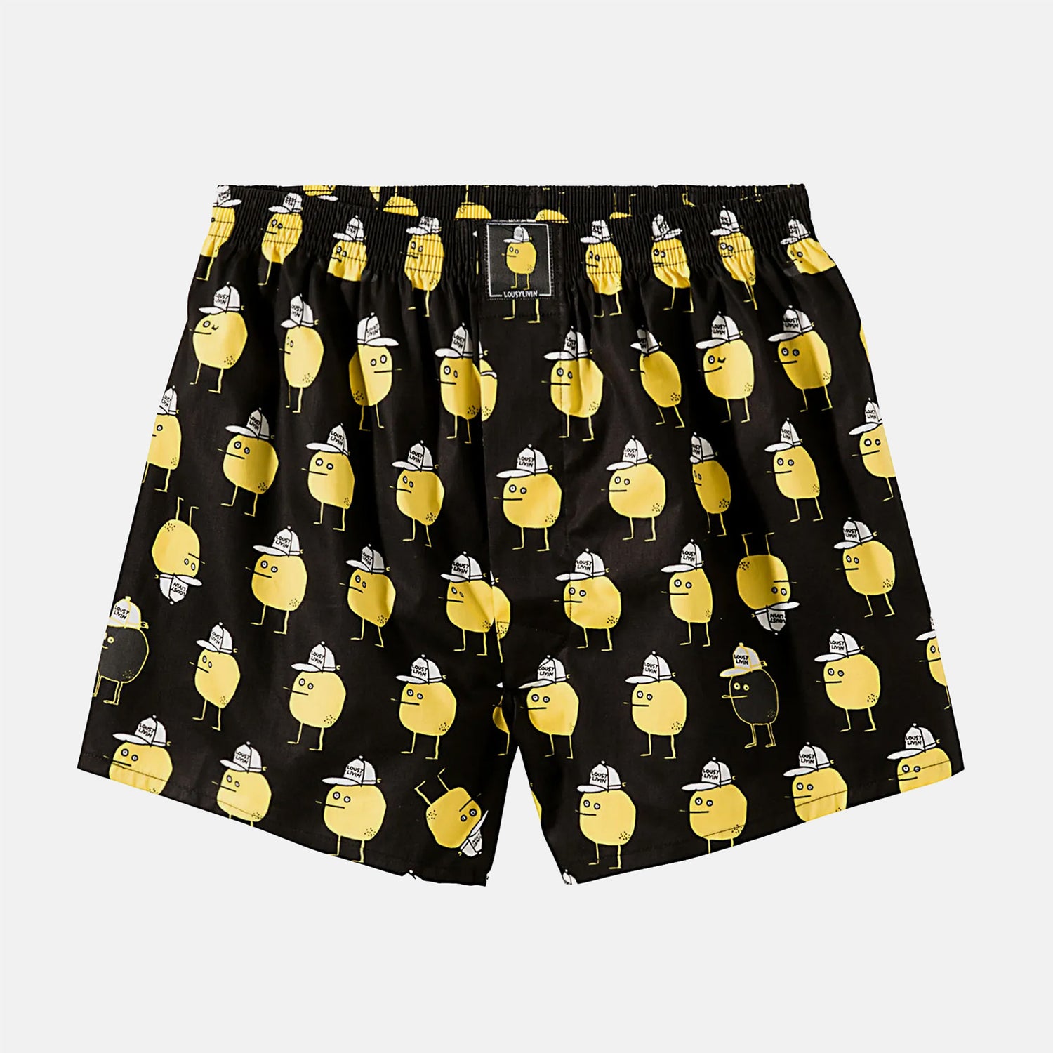 Lousy Livin Zitrone Boxershort (black) Bla Bild 1
