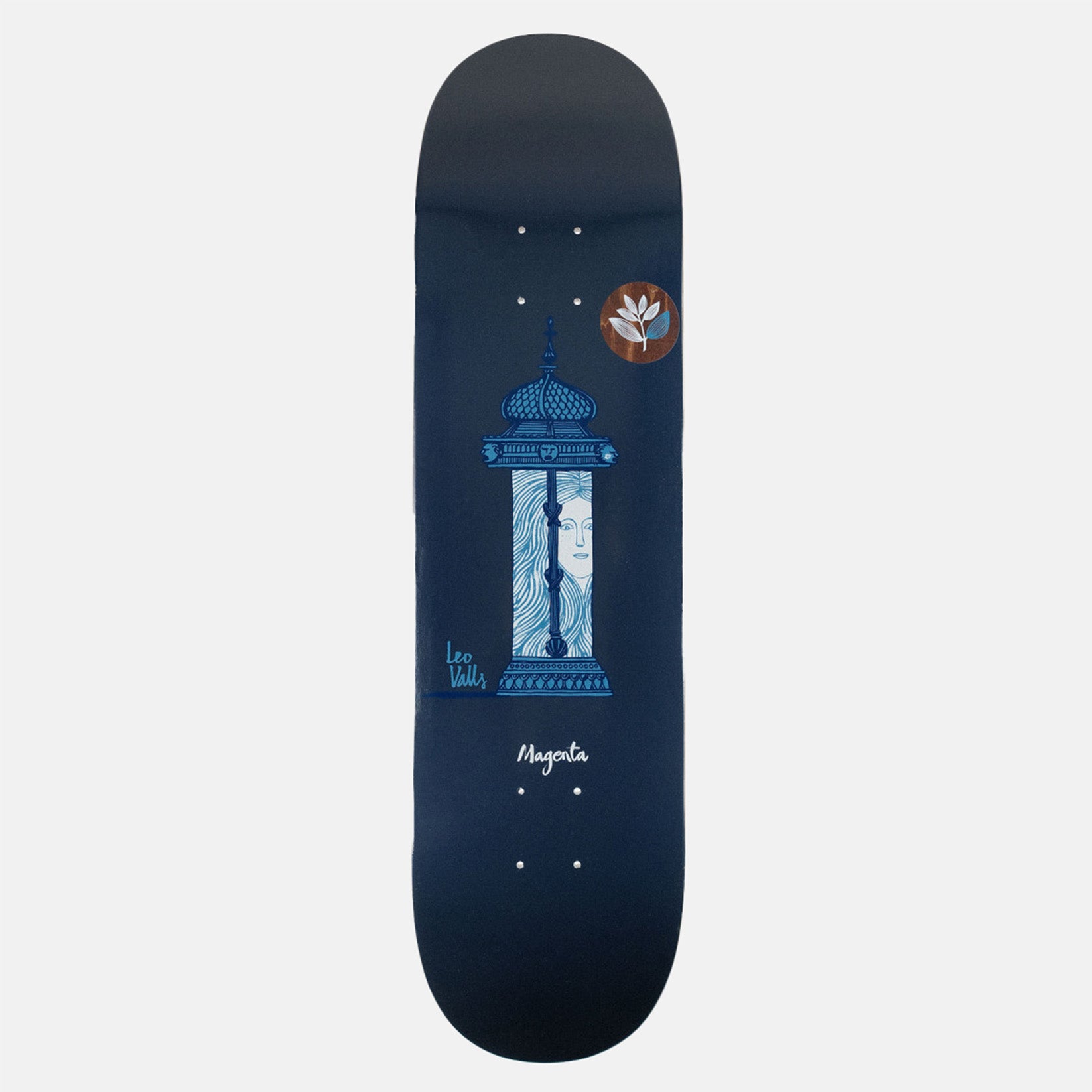Magenta Leo Valls Relic Series 8.25 Deck Blau Bild 1